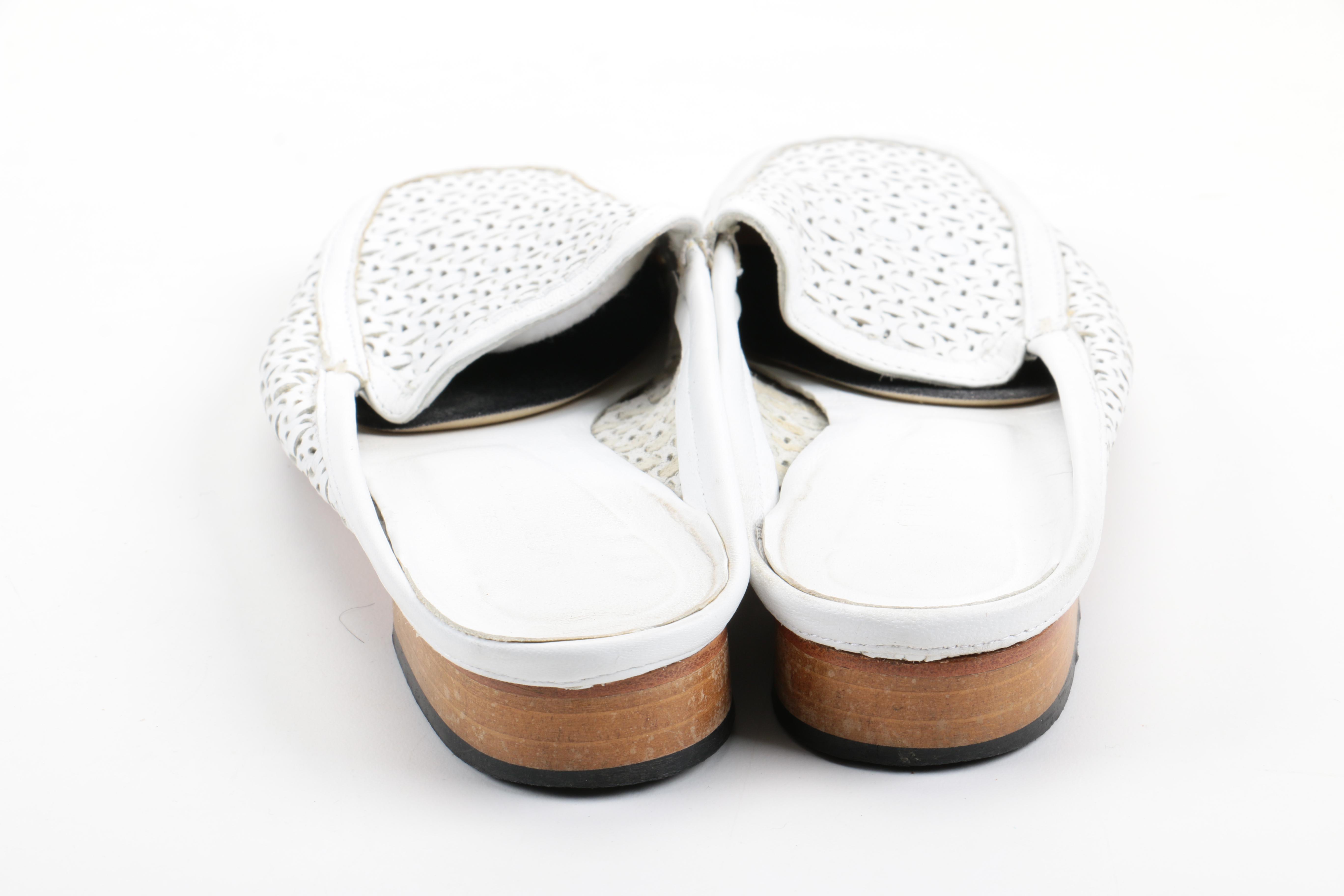 Women's Leather Flats Including Tory Burch