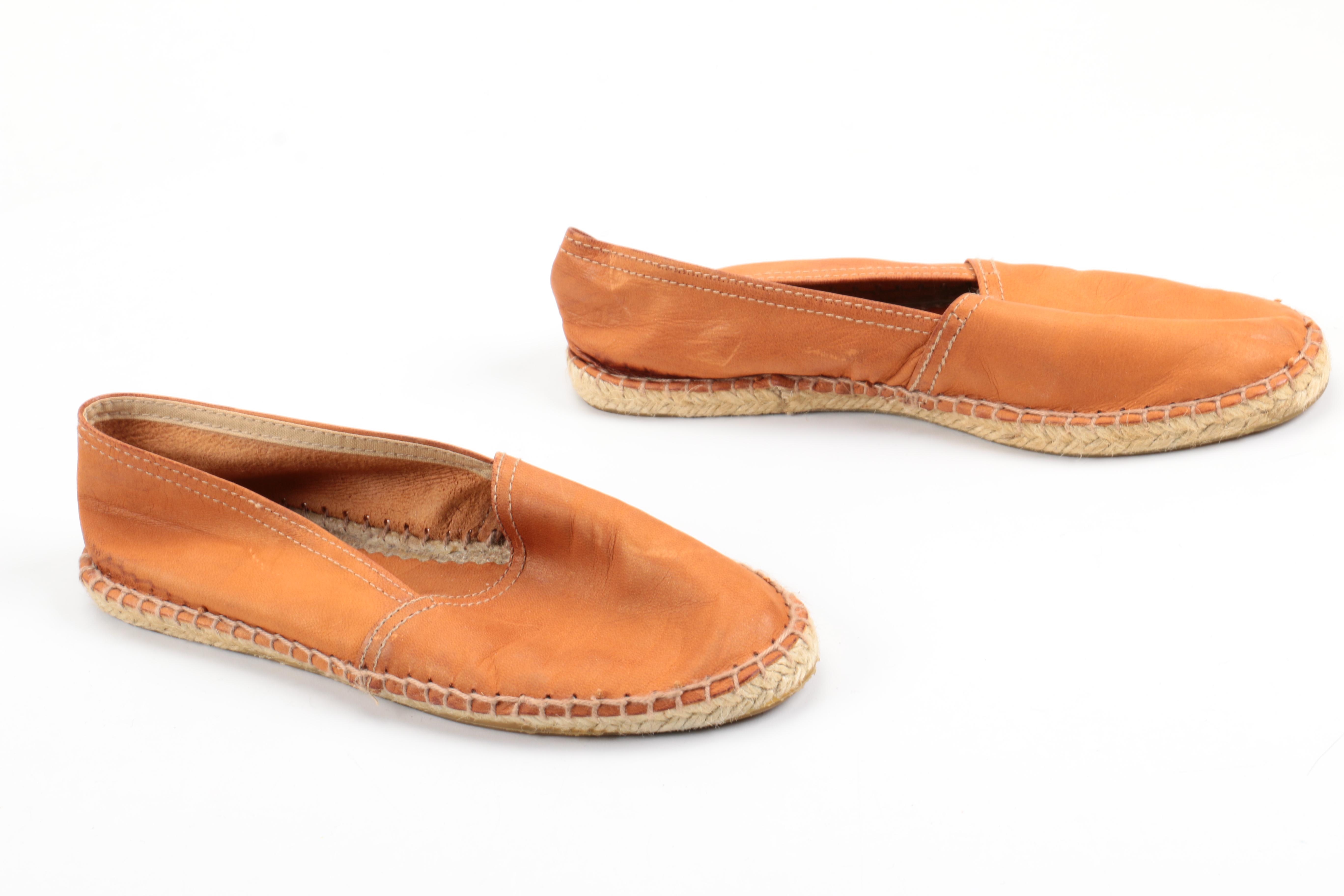 Women's Leather Flats Including Tory Burch