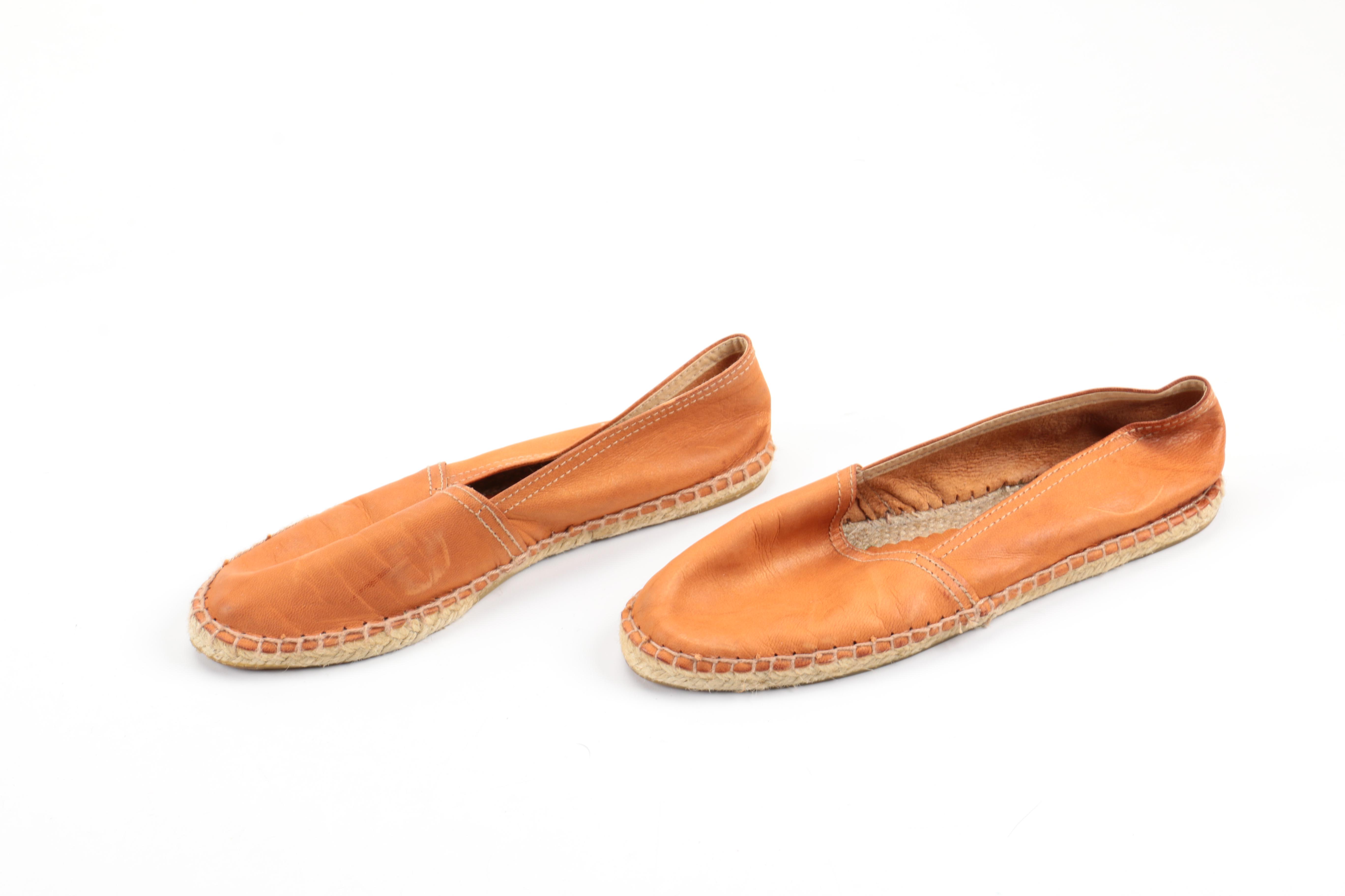 Women's Leather Flats Including Tory Burch