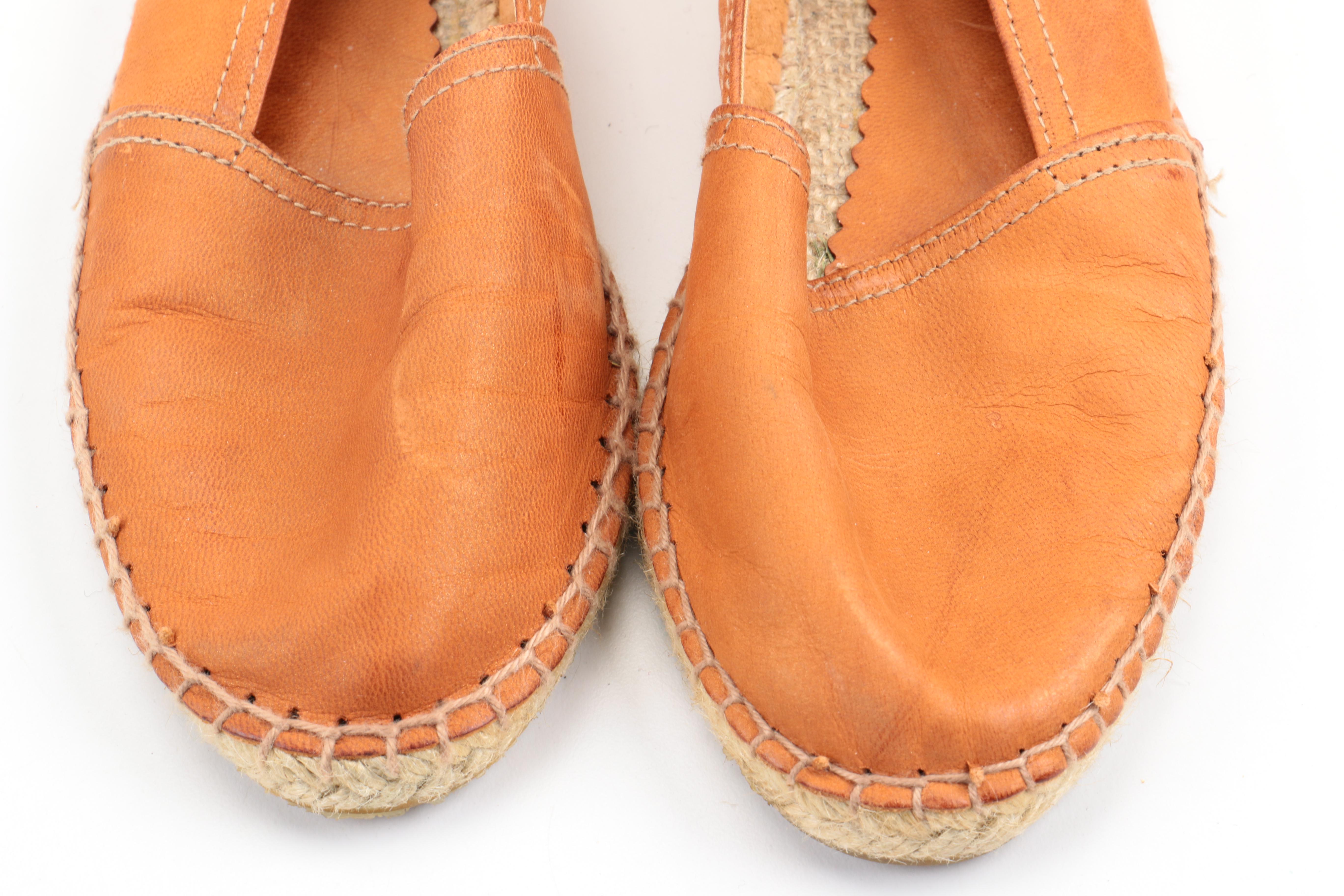 Women's Leather Flats Including Tory Burch