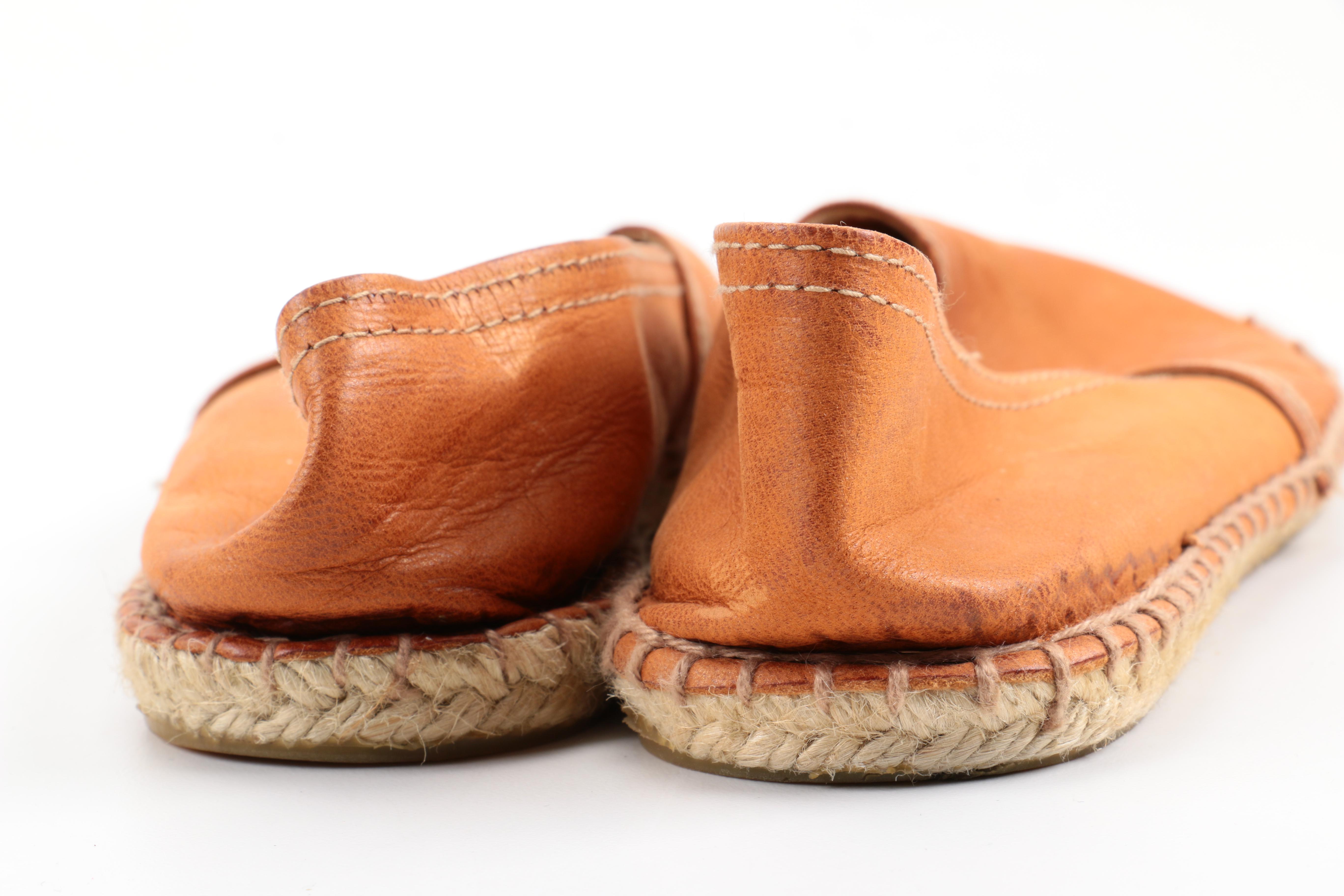 Women's Leather Flats Including Tory Burch