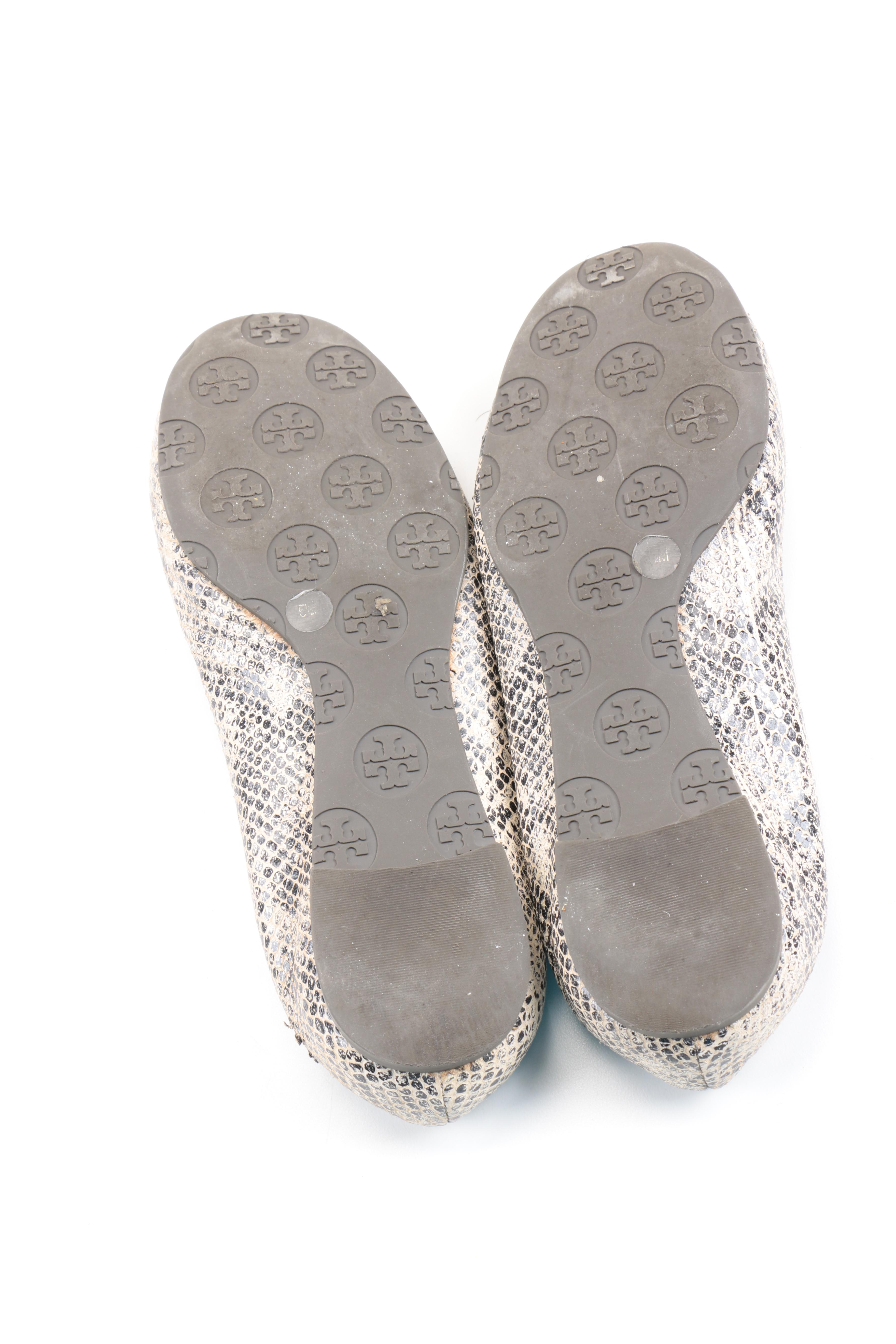 Women's Leather Flats Including Tory Burch