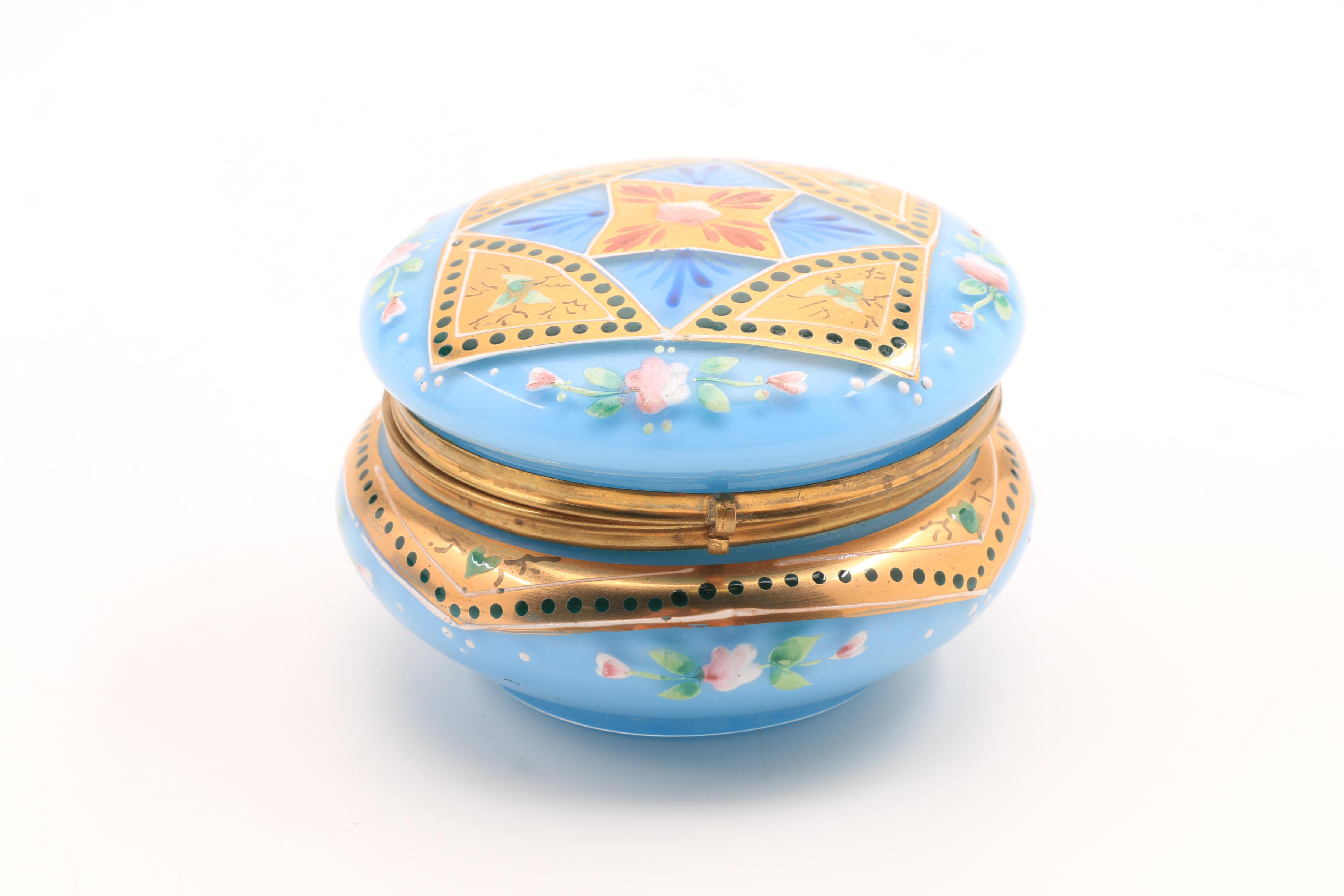 Two Early 20th Century Powder Boxes