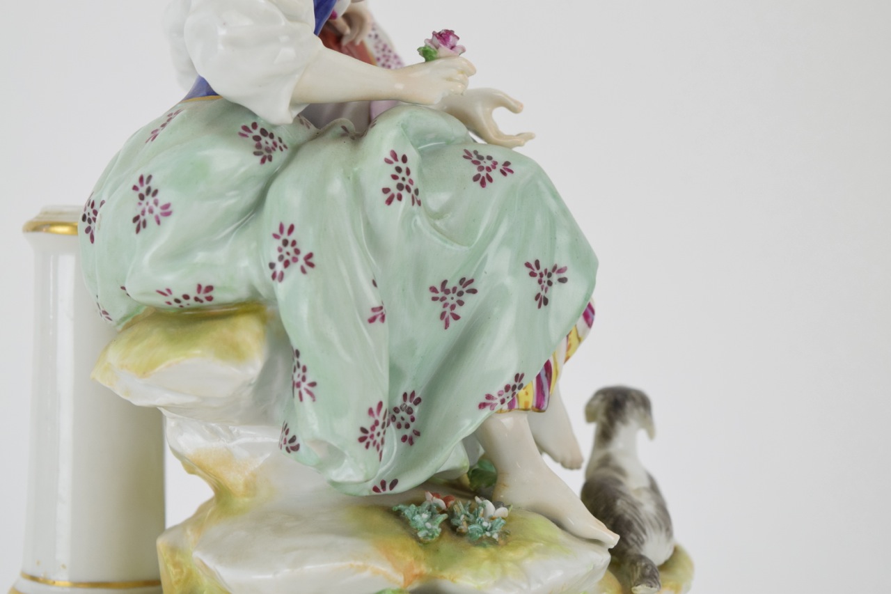 Porcelain Rococo Style Figurine