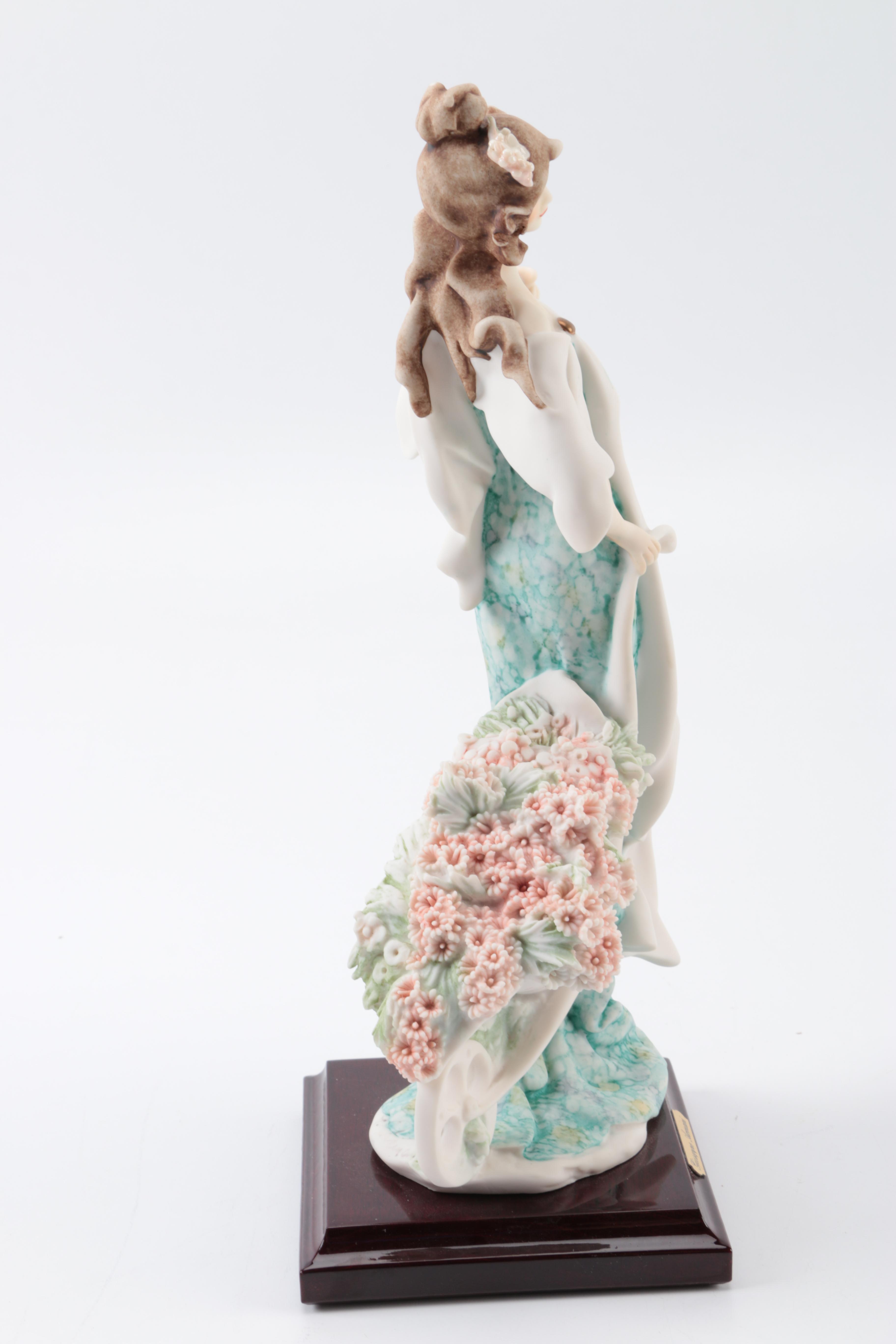 Vintage Ceramic Figurines featuring G. Armani and Norman Rockwell