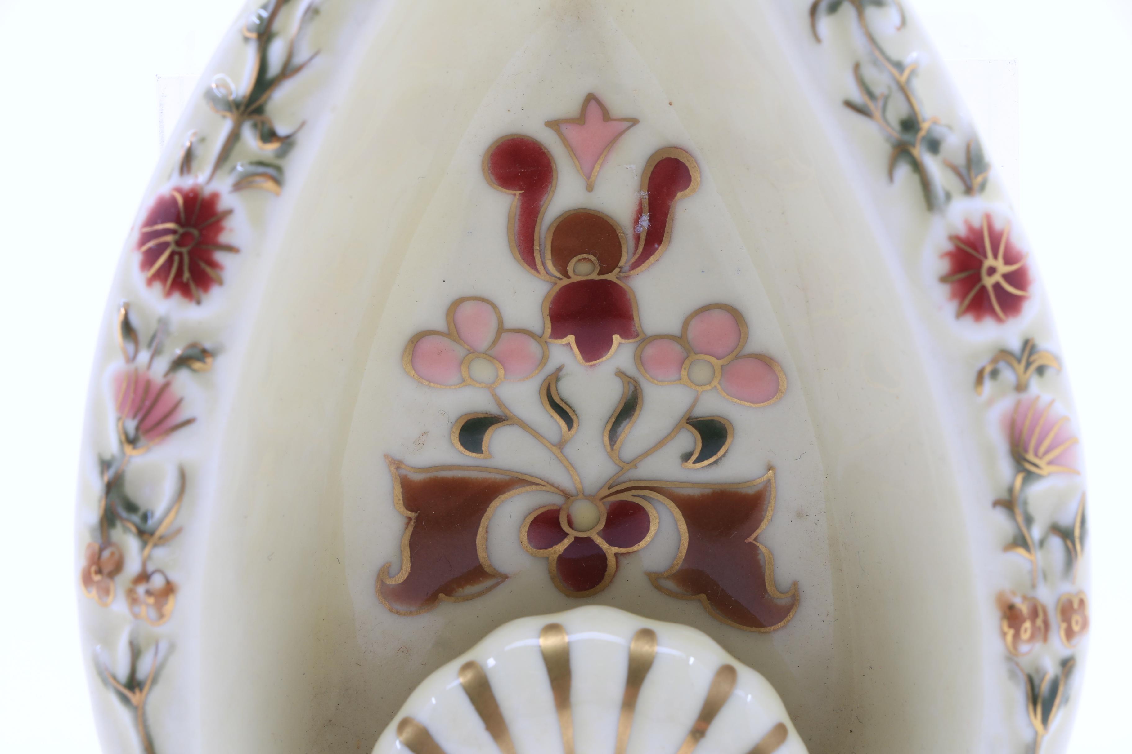 Zsolnay Hand Painted Porcelain Dresser Accessories