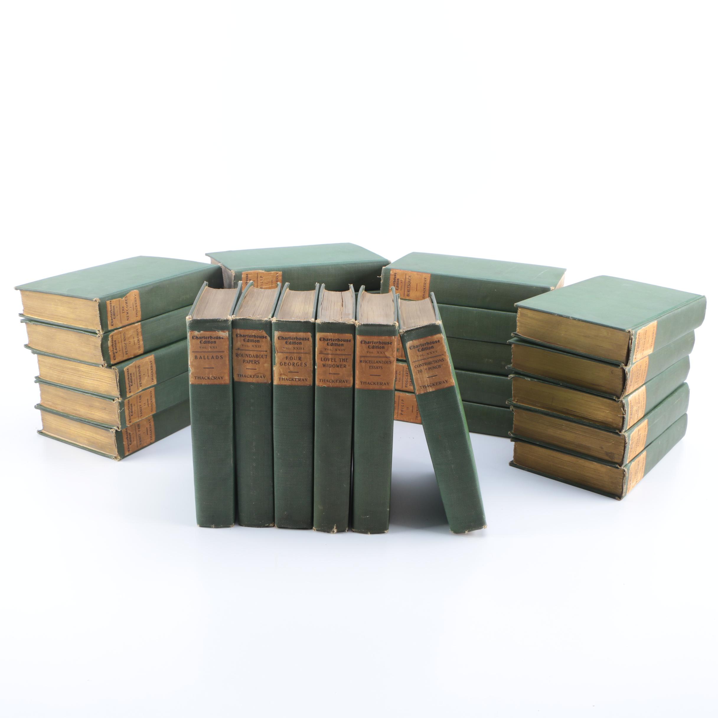 1901 Limited Edition 26-Volume Set "The Works of William Makepeace Thackeray"