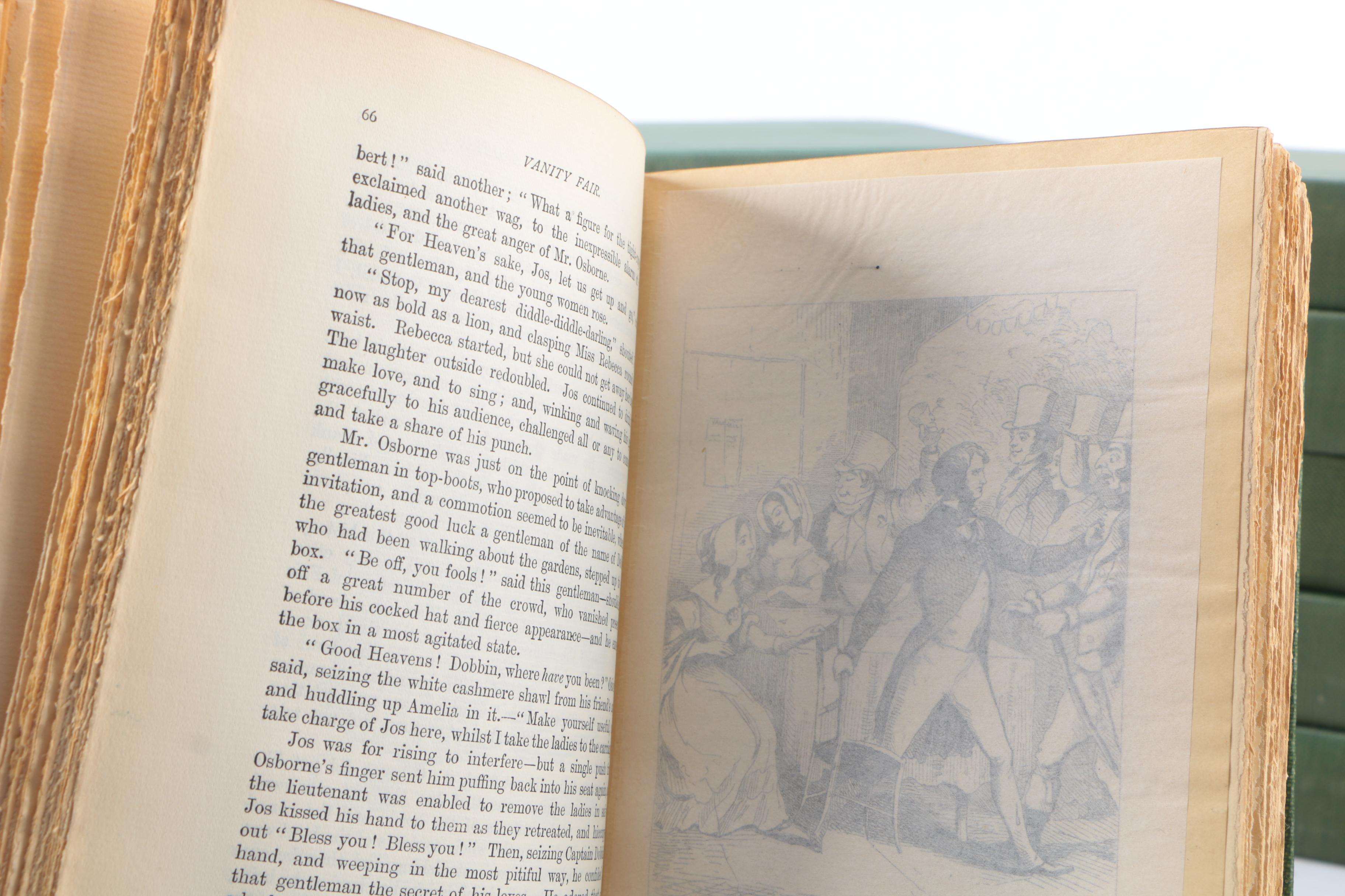 1901 Limited Edition 26-Volume Set "The Works of William Makepeace Thackeray"