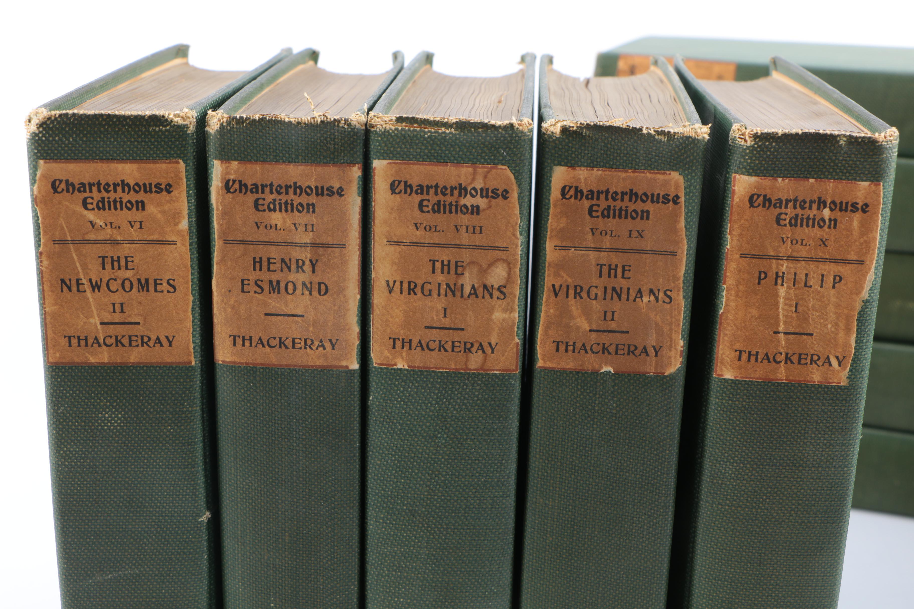 1901 Limited Edition 26-Volume Set "The Works of William Makepeace Thackeray"