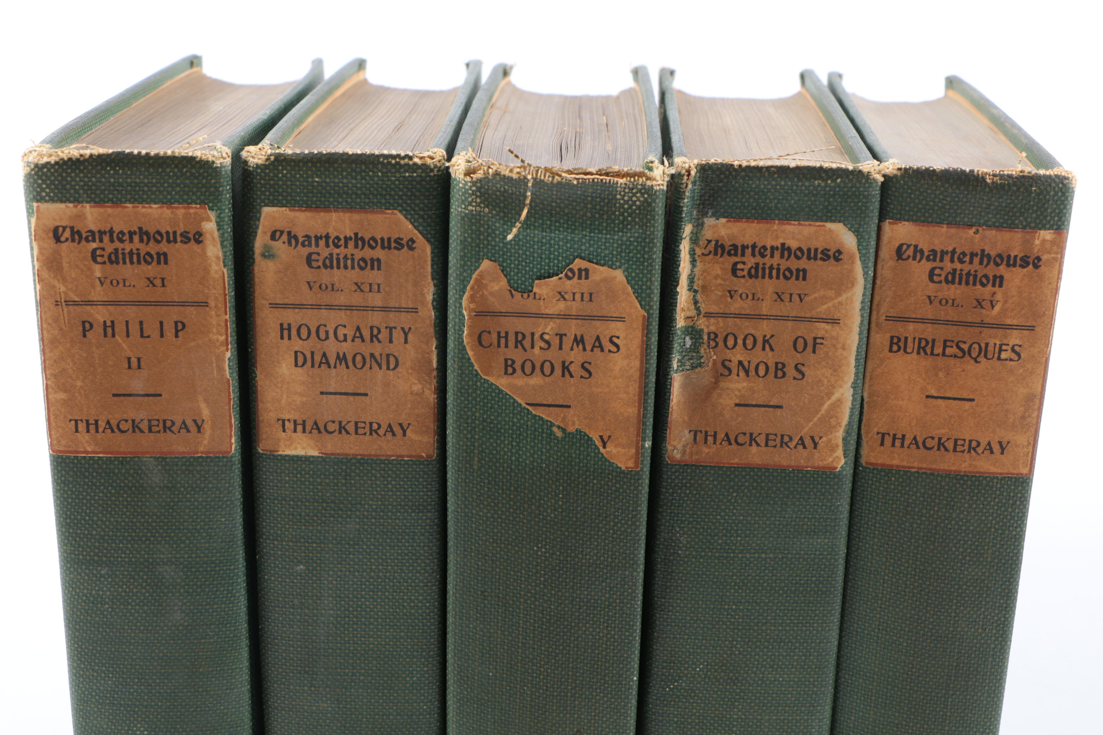 1901 Limited Edition 26-Volume Set "The Works of William Makepeace Thackeray"