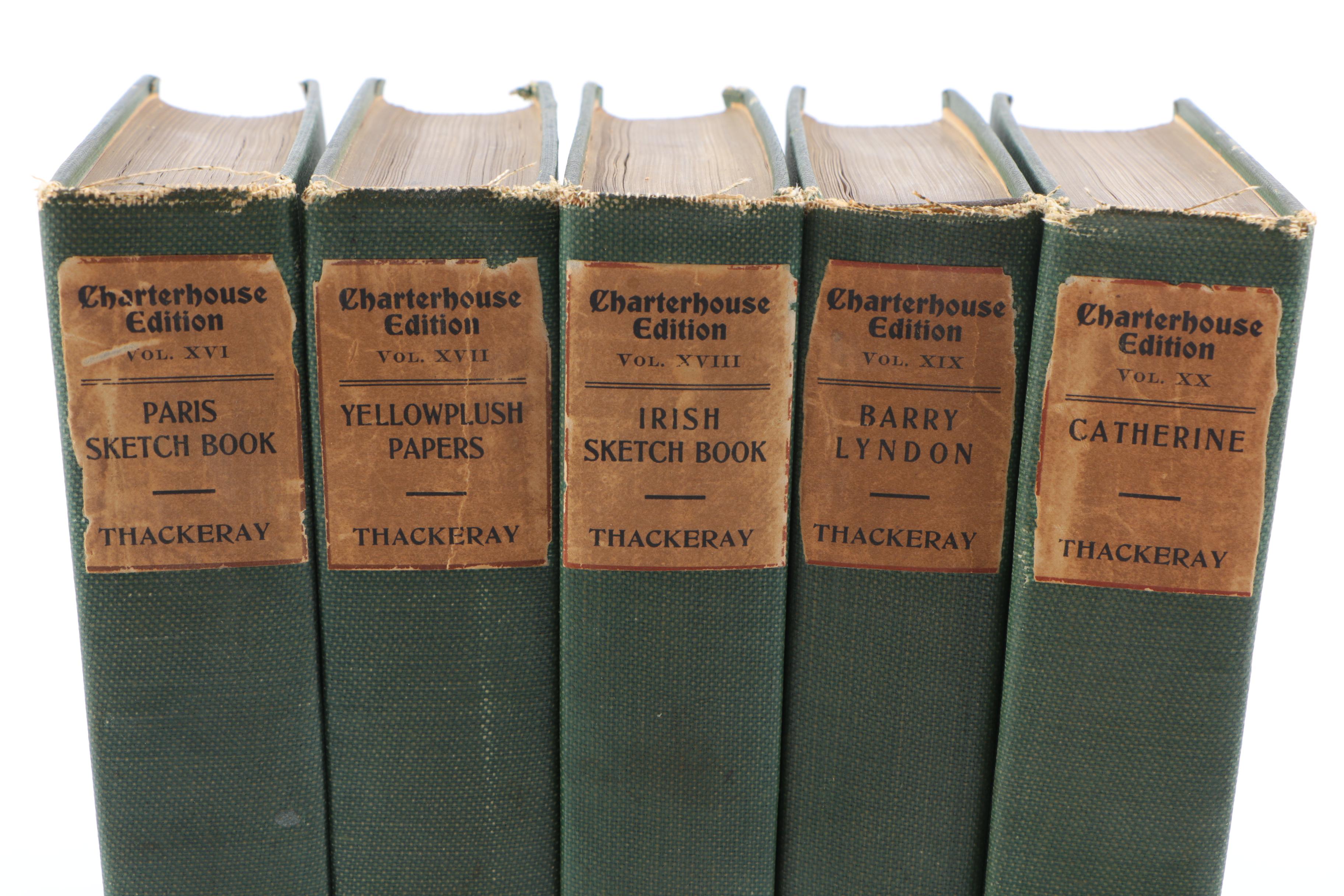 1901 Limited Edition 26-Volume Set "The Works of William Makepeace Thackeray"