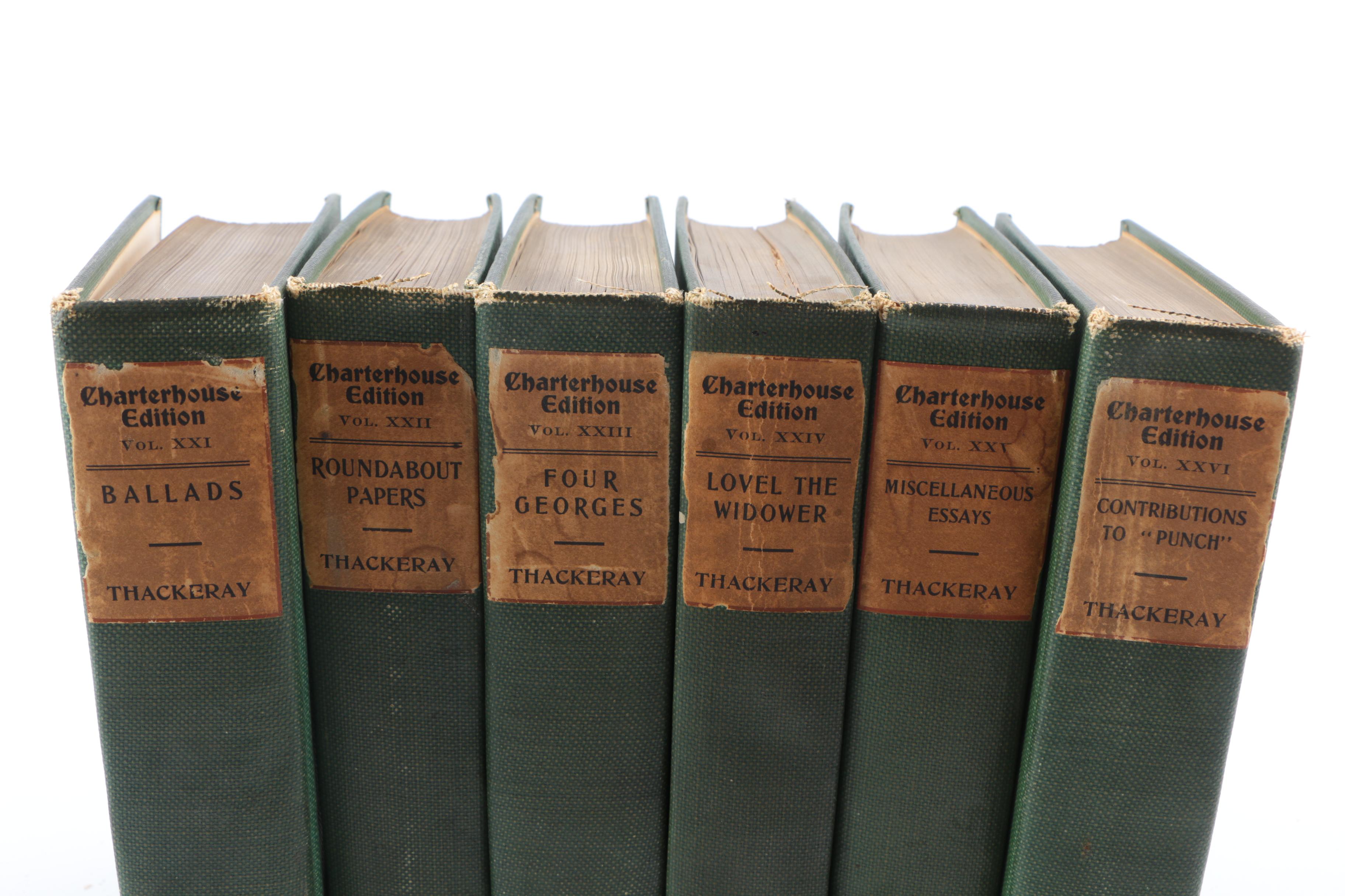 1901 Limited Edition 26-Volume Set "The Works of William Makepeace Thackeray"