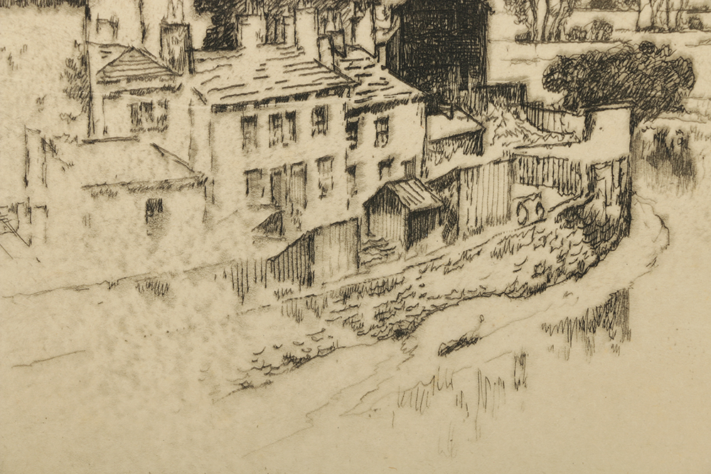 Joseph Pennell, "Kirkstall Abbey - Old and New [Leeds]", 1909