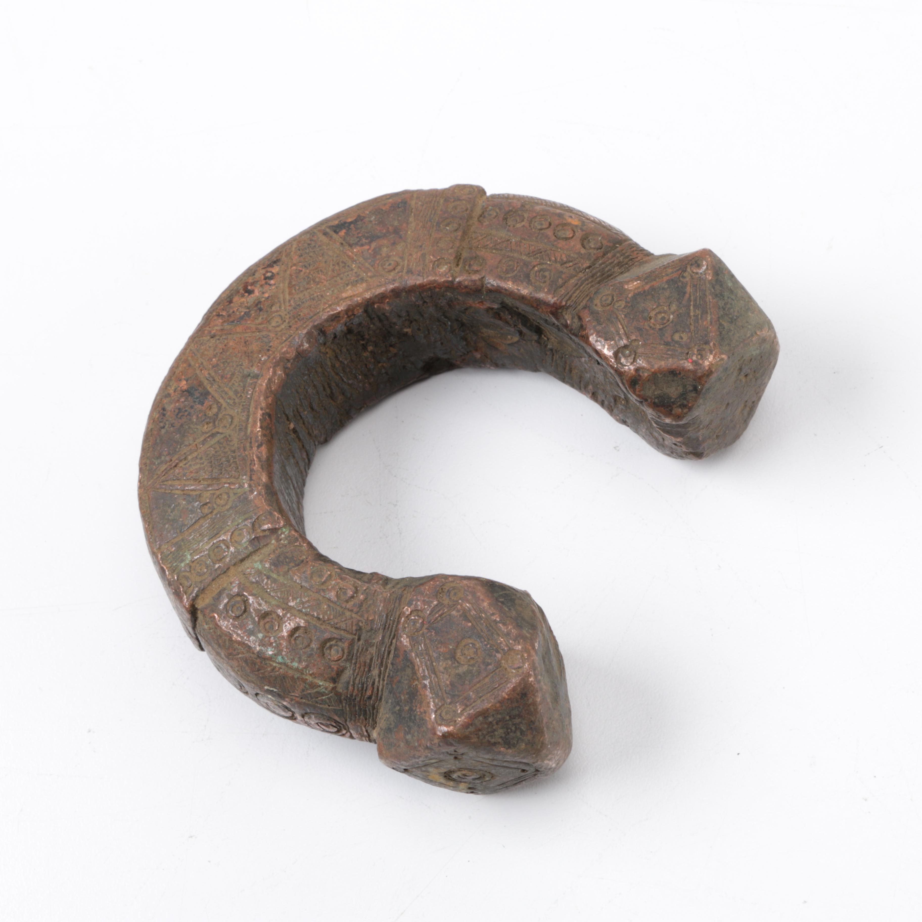 Pair of Copper Currency Bracelets