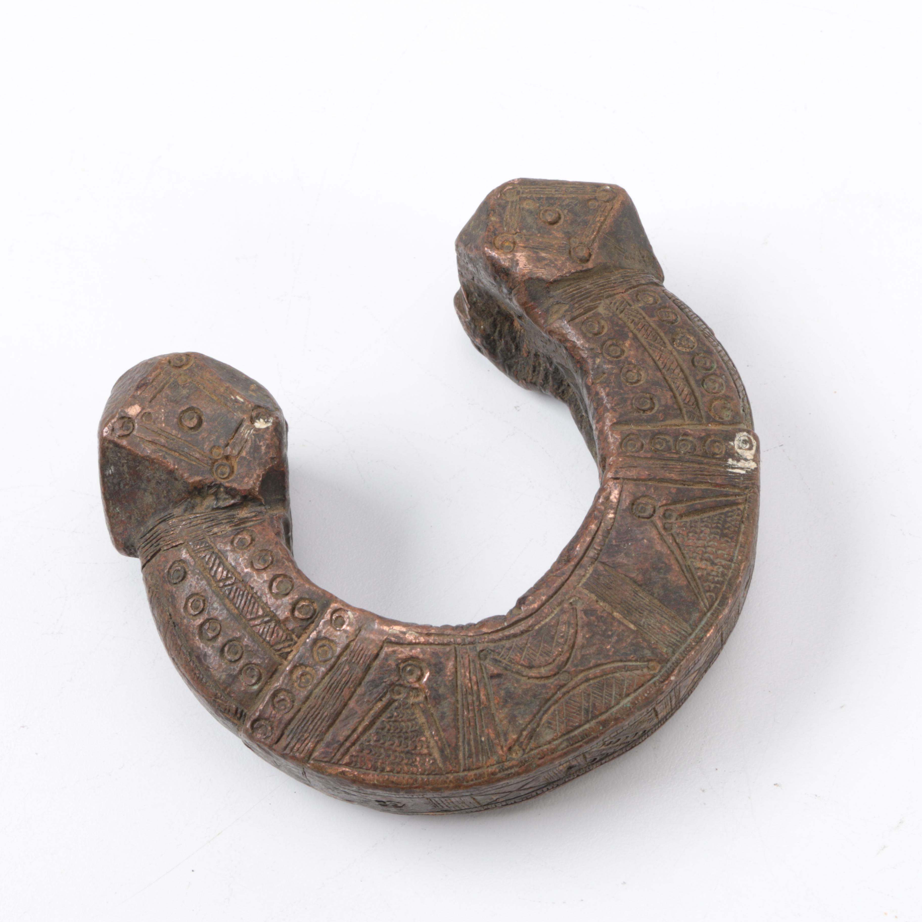 Pair of Copper Currency Bracelets