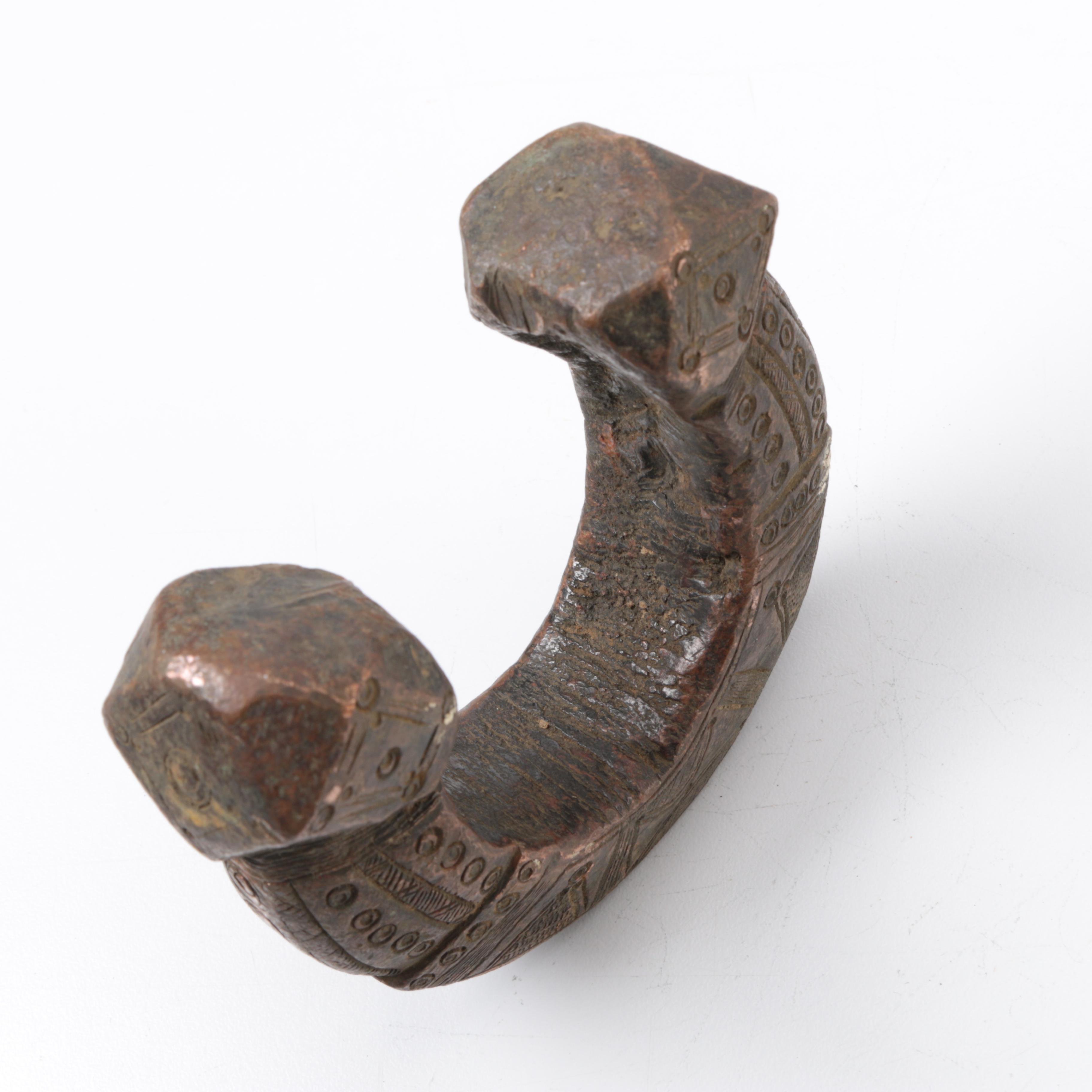 Pair of Copper Currency Bracelets