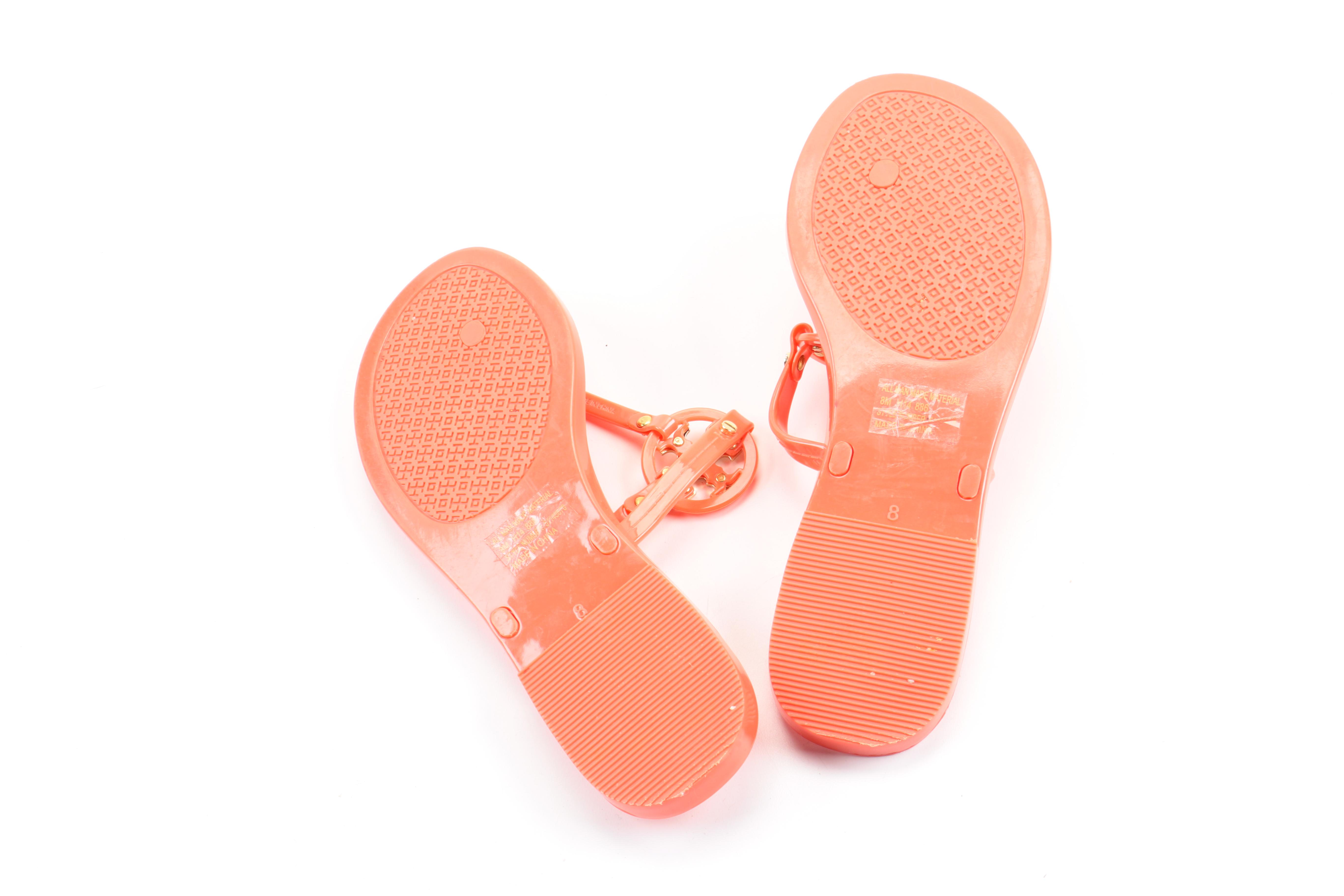 Tory Burch Mini Miller Jelly Thong Sandals