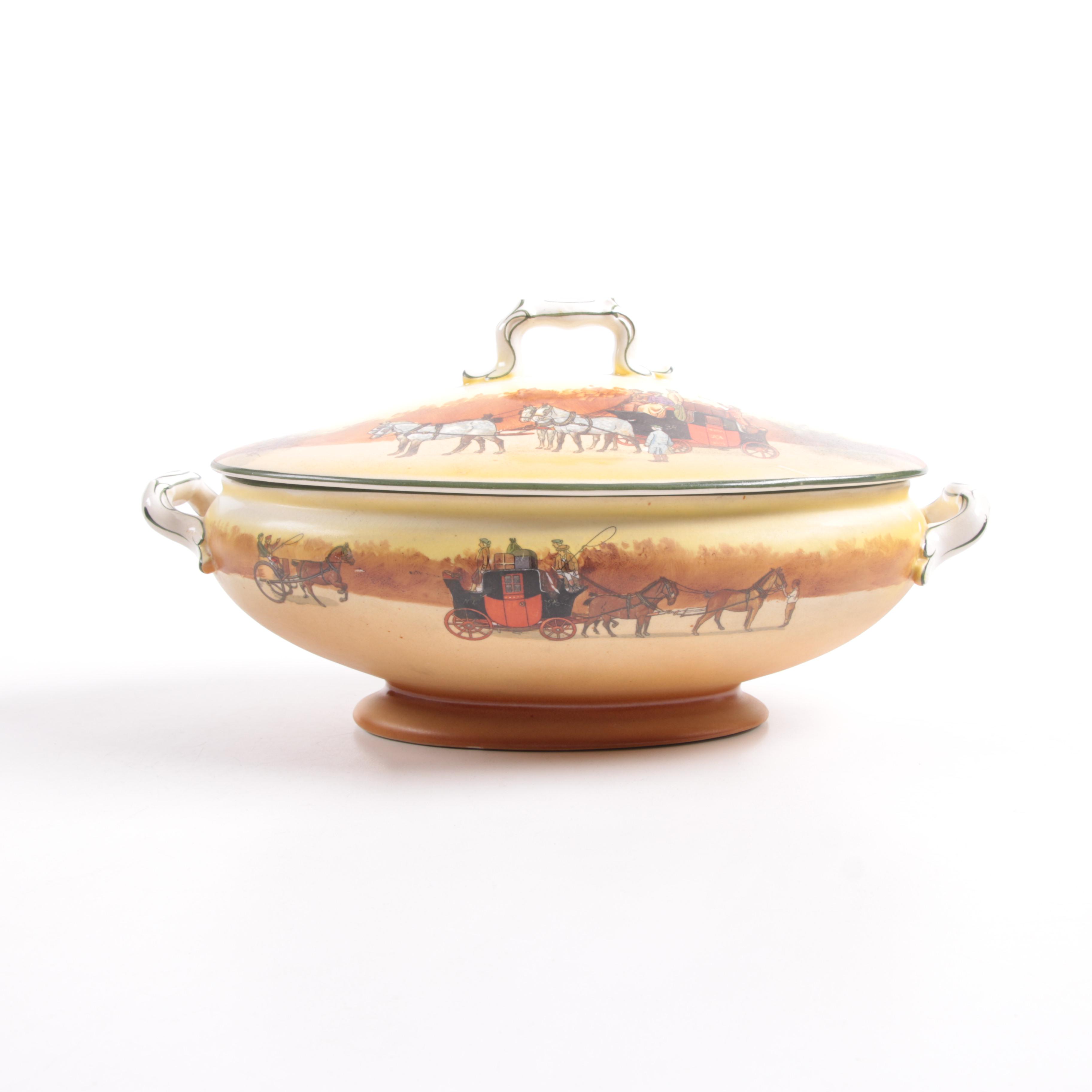 Royal Doulton "Coaching Days" Tureen