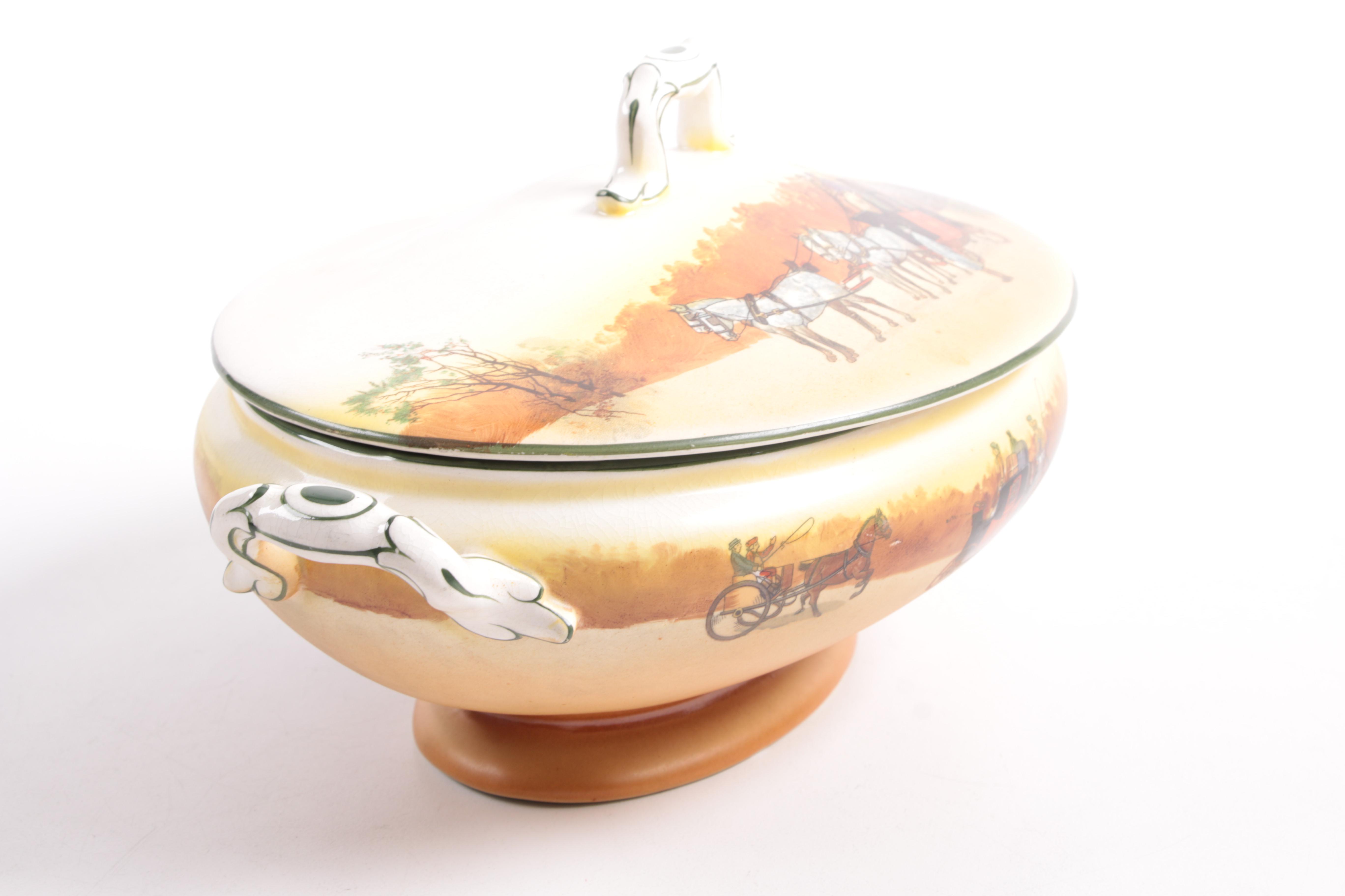 Royal Doulton "Coaching Days" Tureen