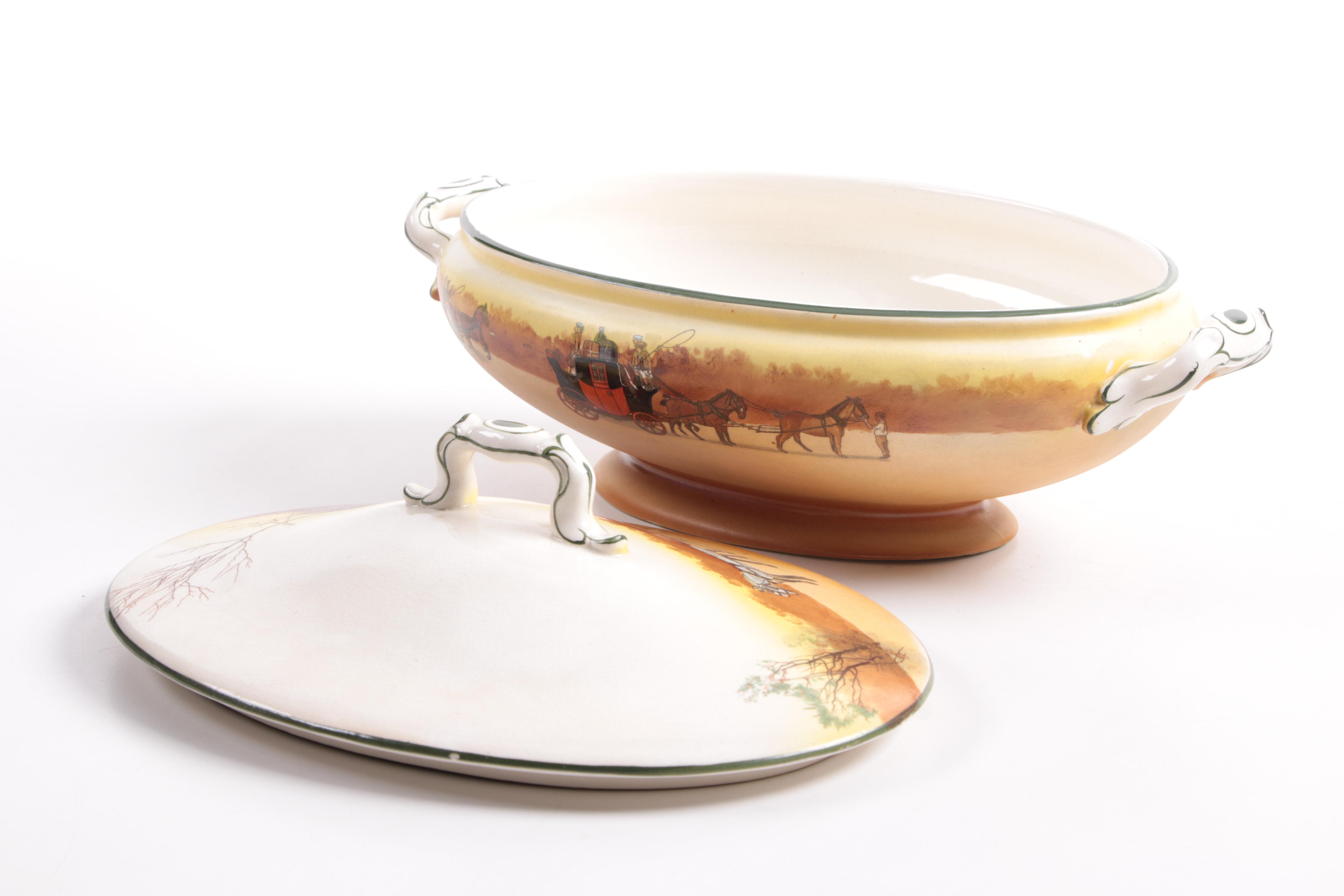 Royal Doulton "Coaching Days" Tureen