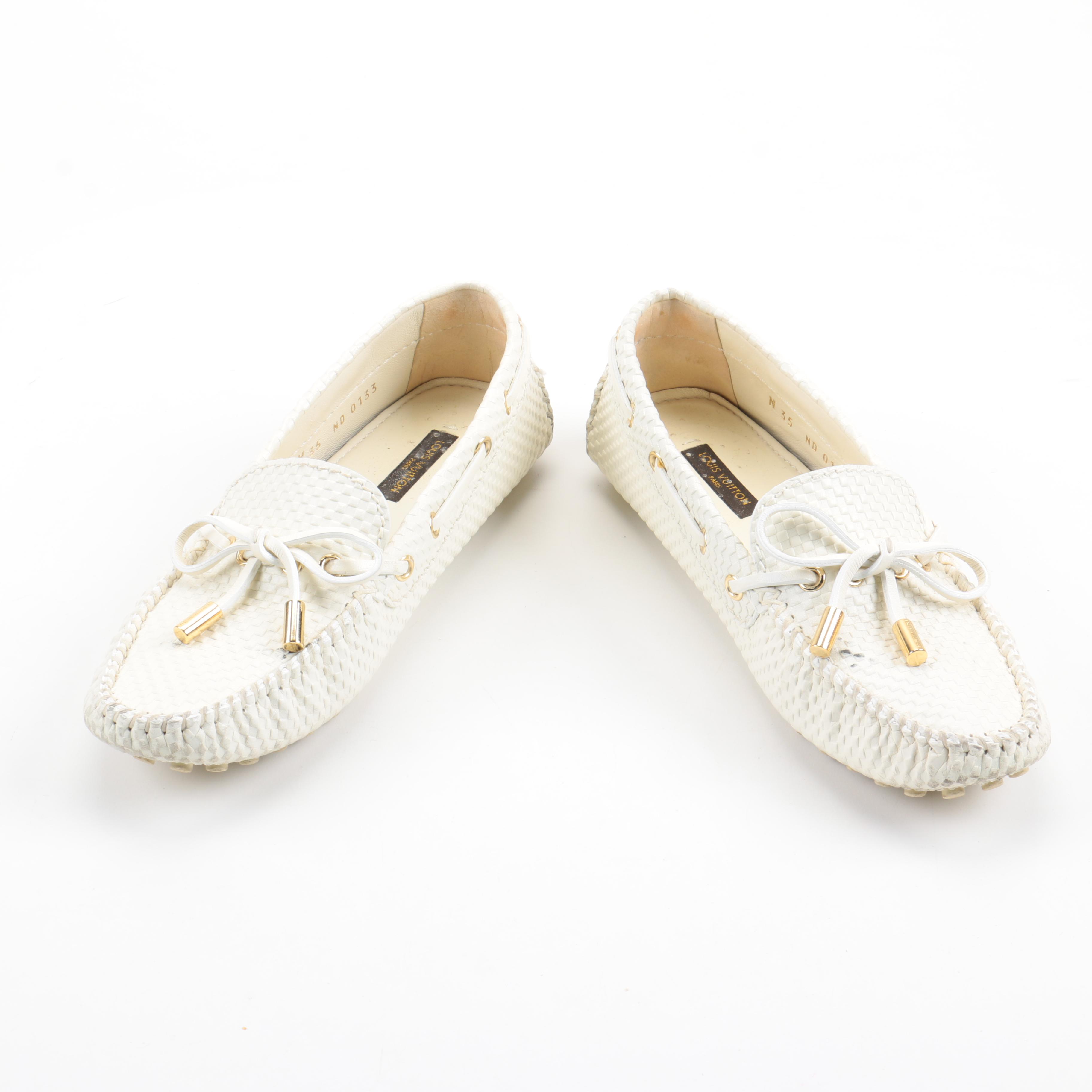 Louis Vuitton Mini Damier Driving Shoes