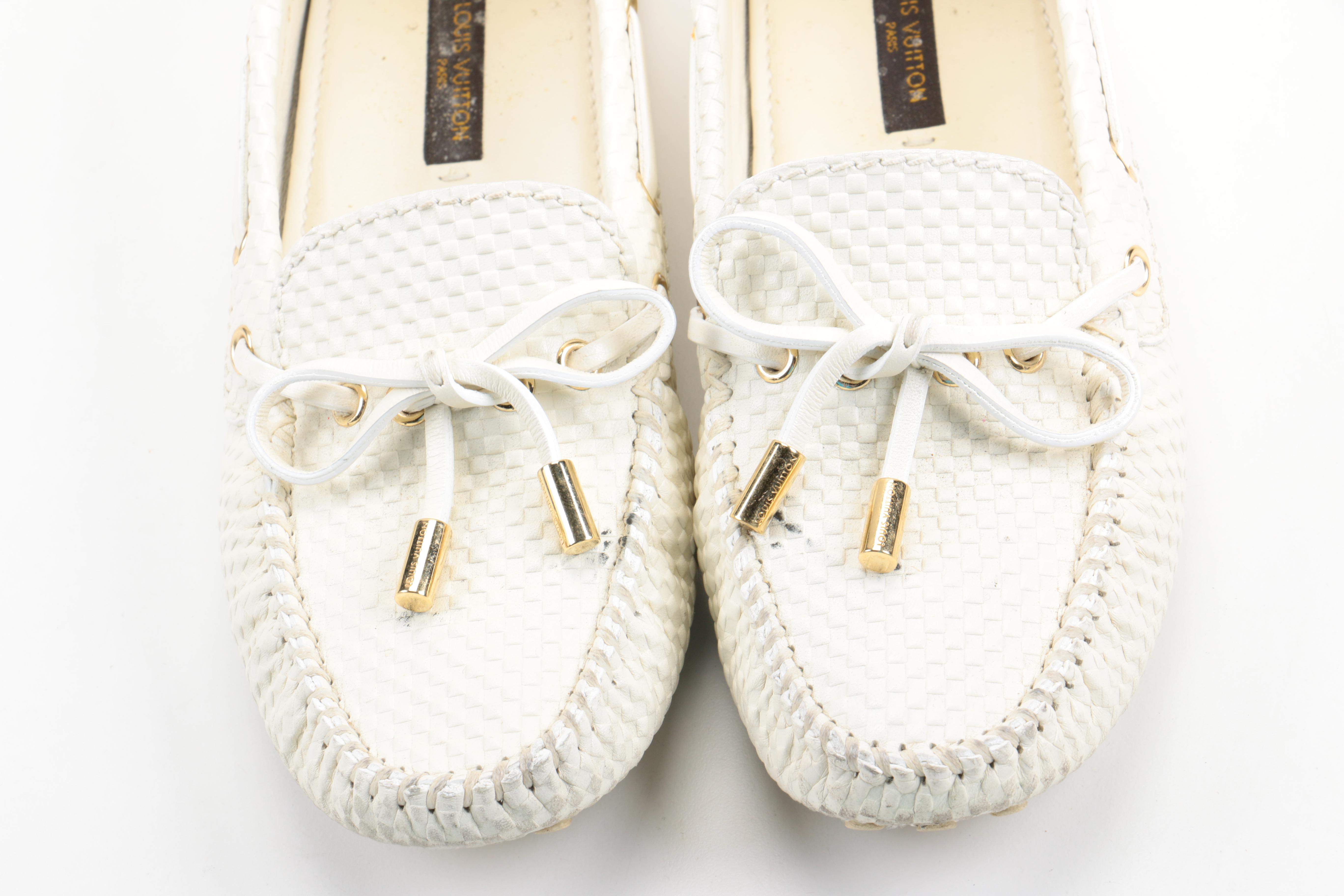 Louis Vuitton Mini Damier Driving Shoes