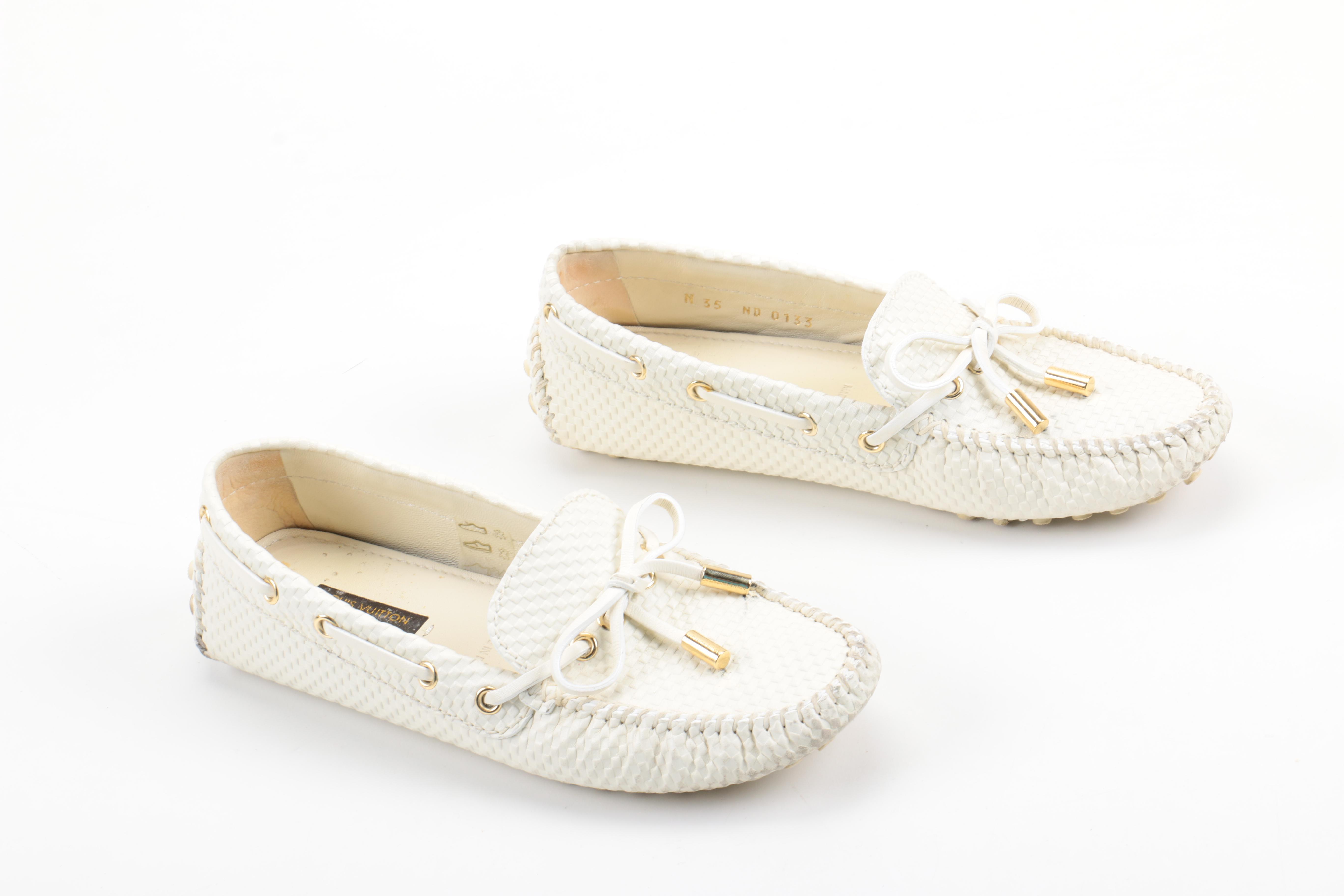 Louis Vuitton Mini Damier Driving Shoes