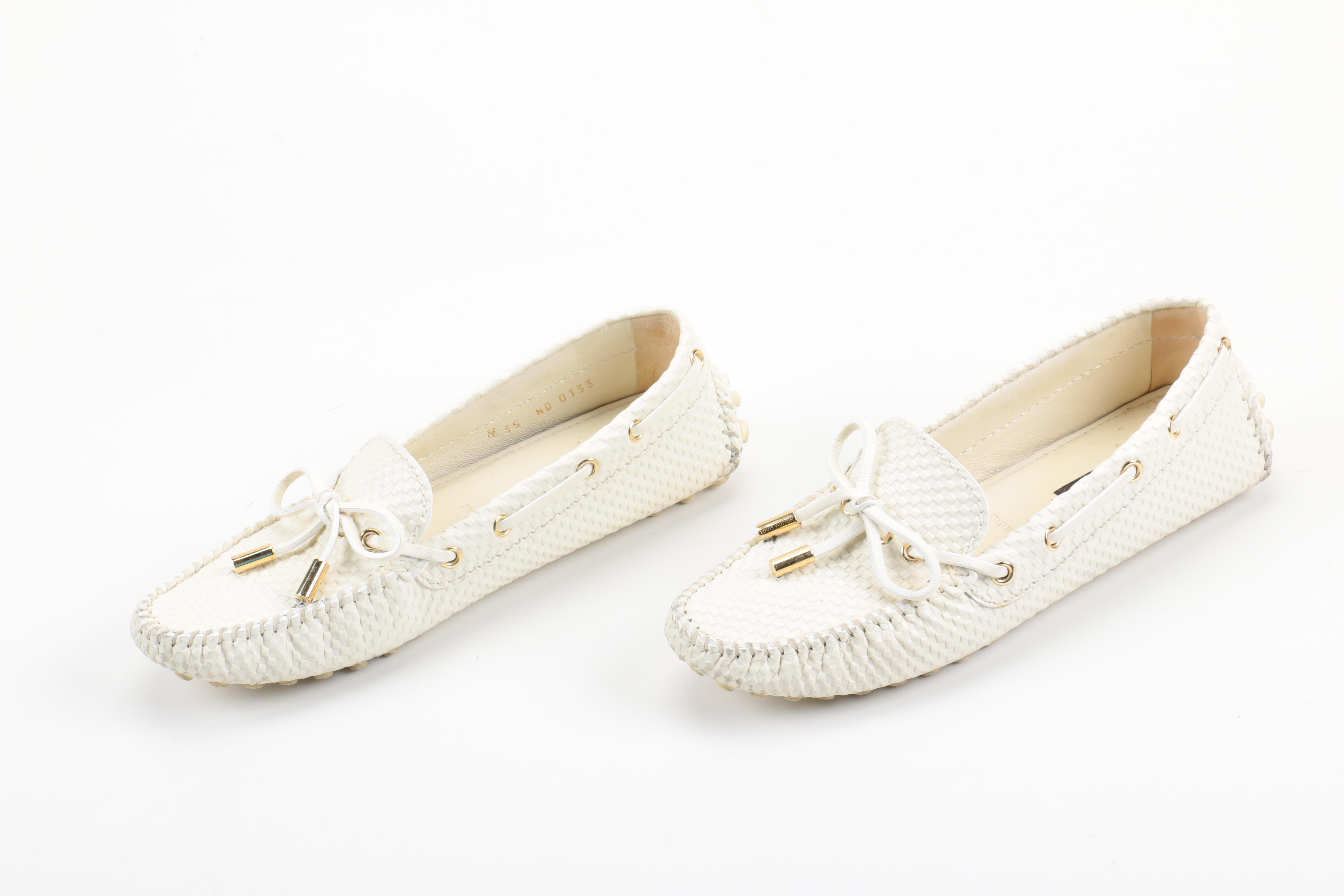 Louis Vuitton Mini Damier Driving Shoes