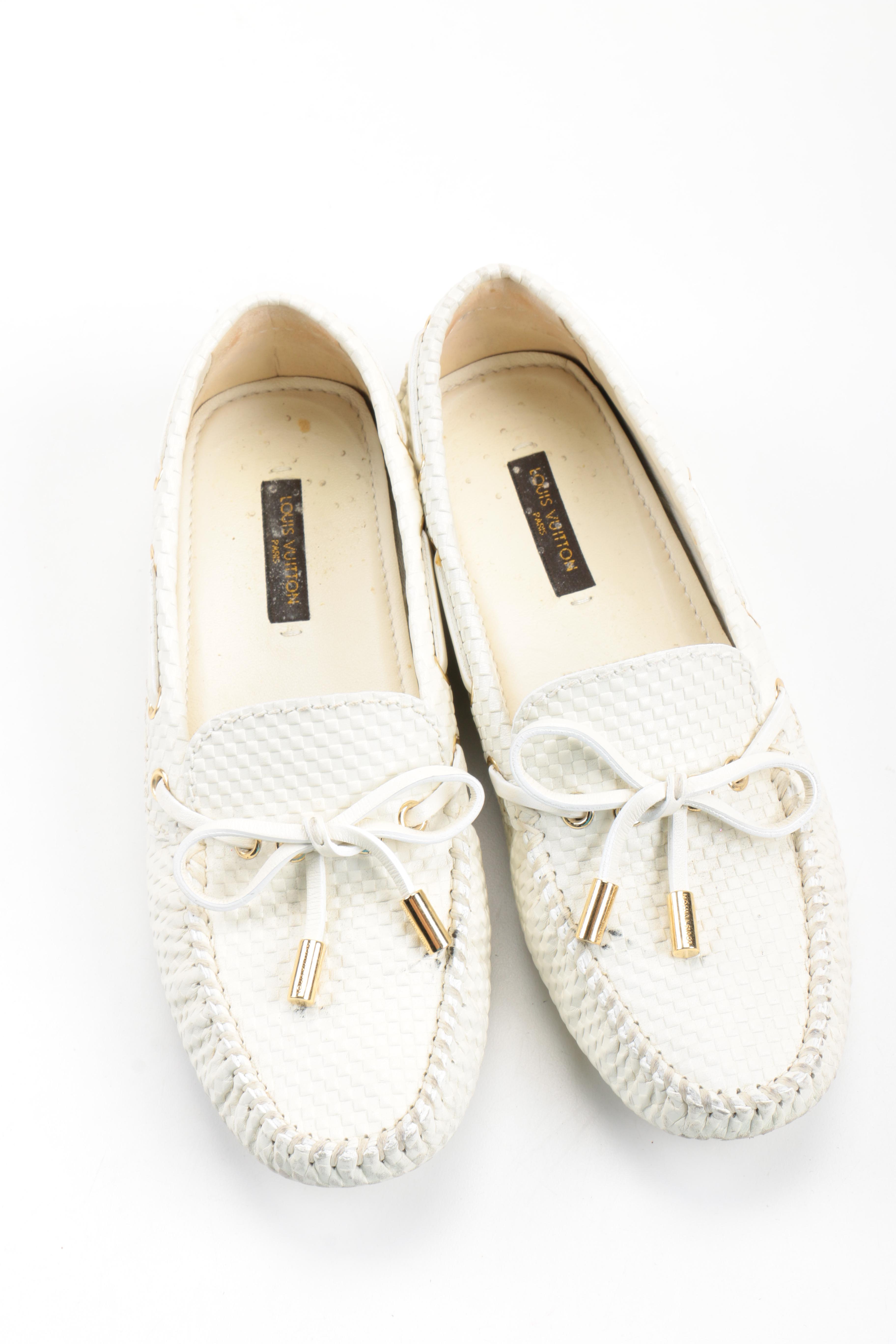 Louis Vuitton Mini Damier Driving Shoes