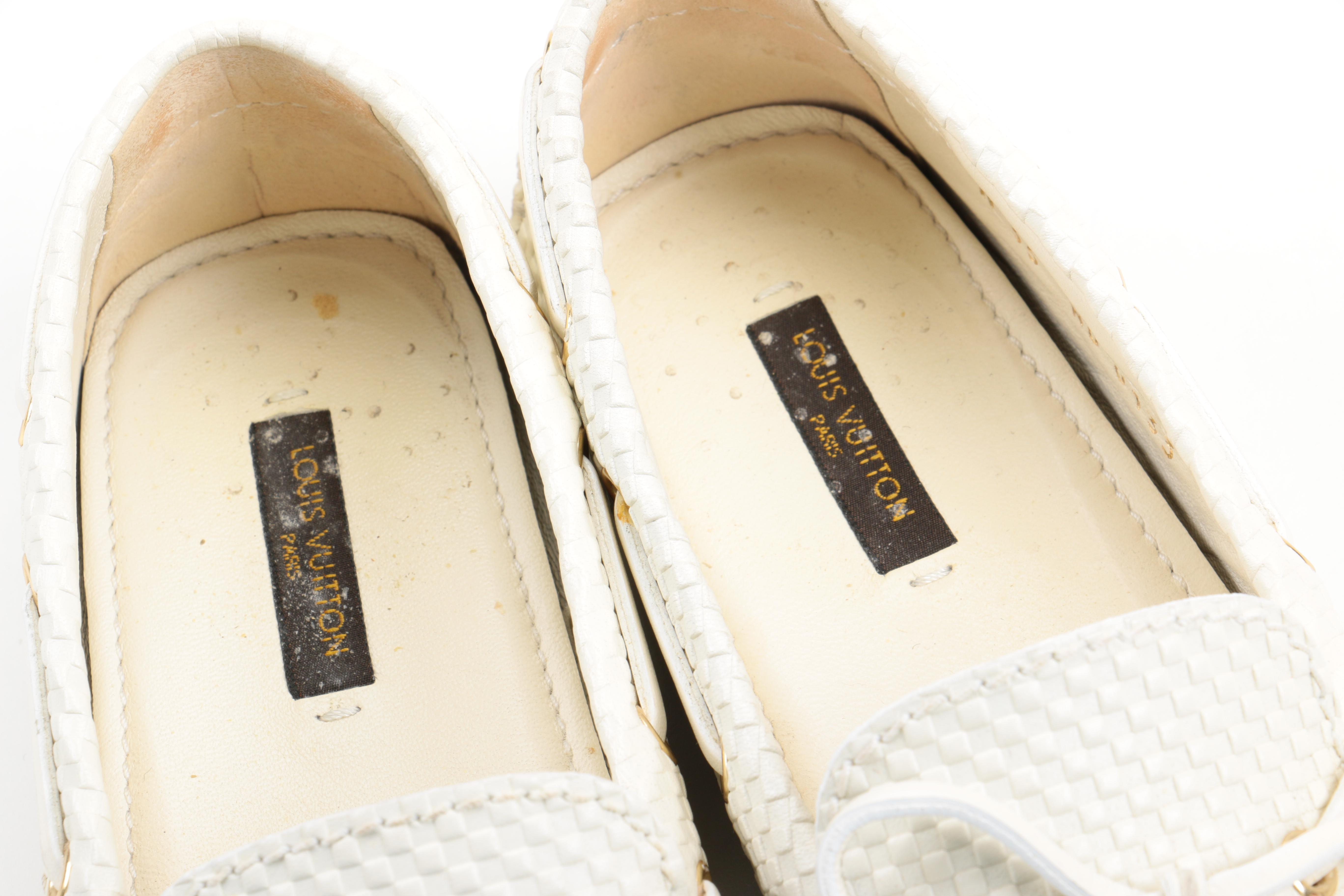 Louis Vuitton Mini Damier Driving Shoes