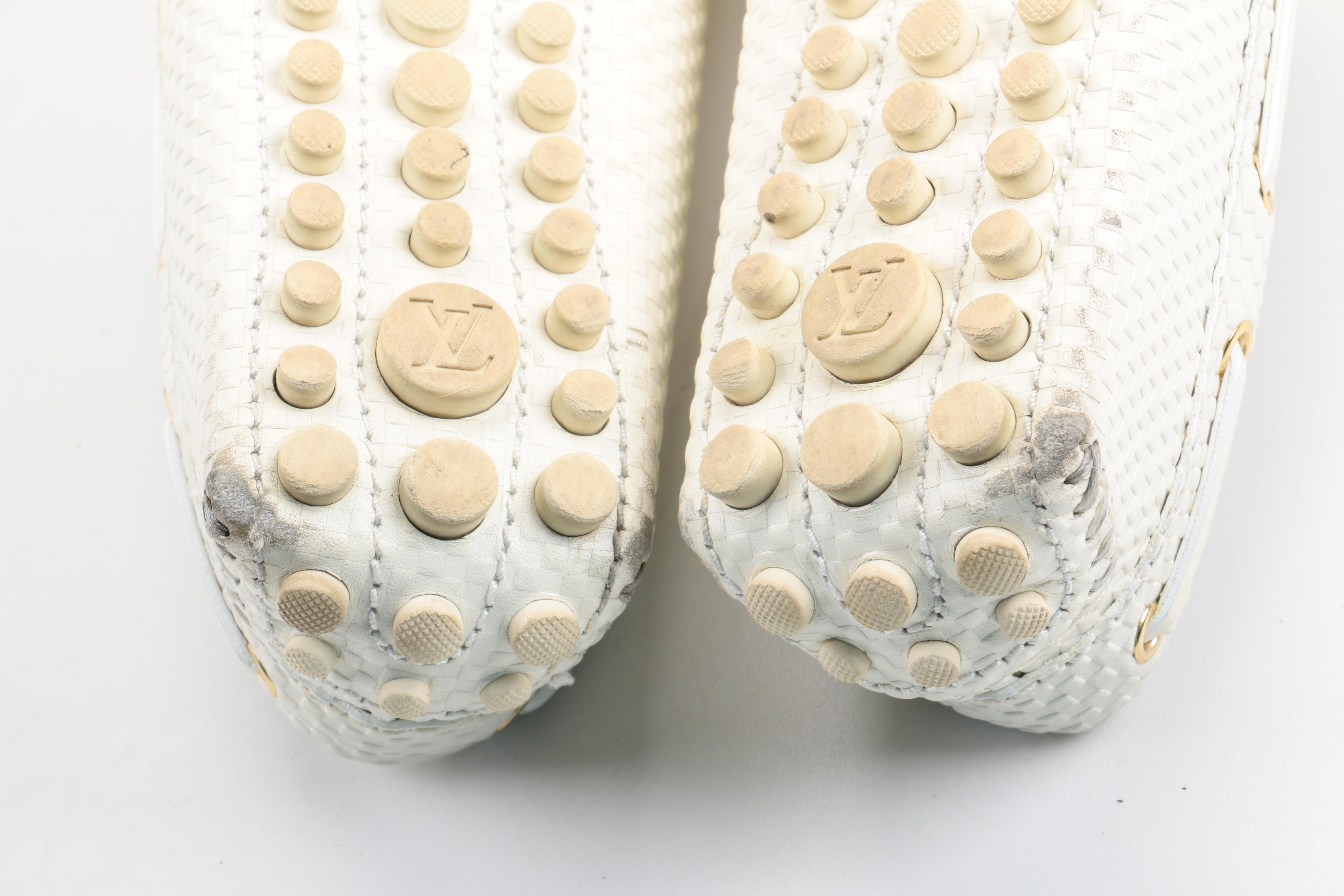 Louis Vuitton Mini Damier Driving Shoes