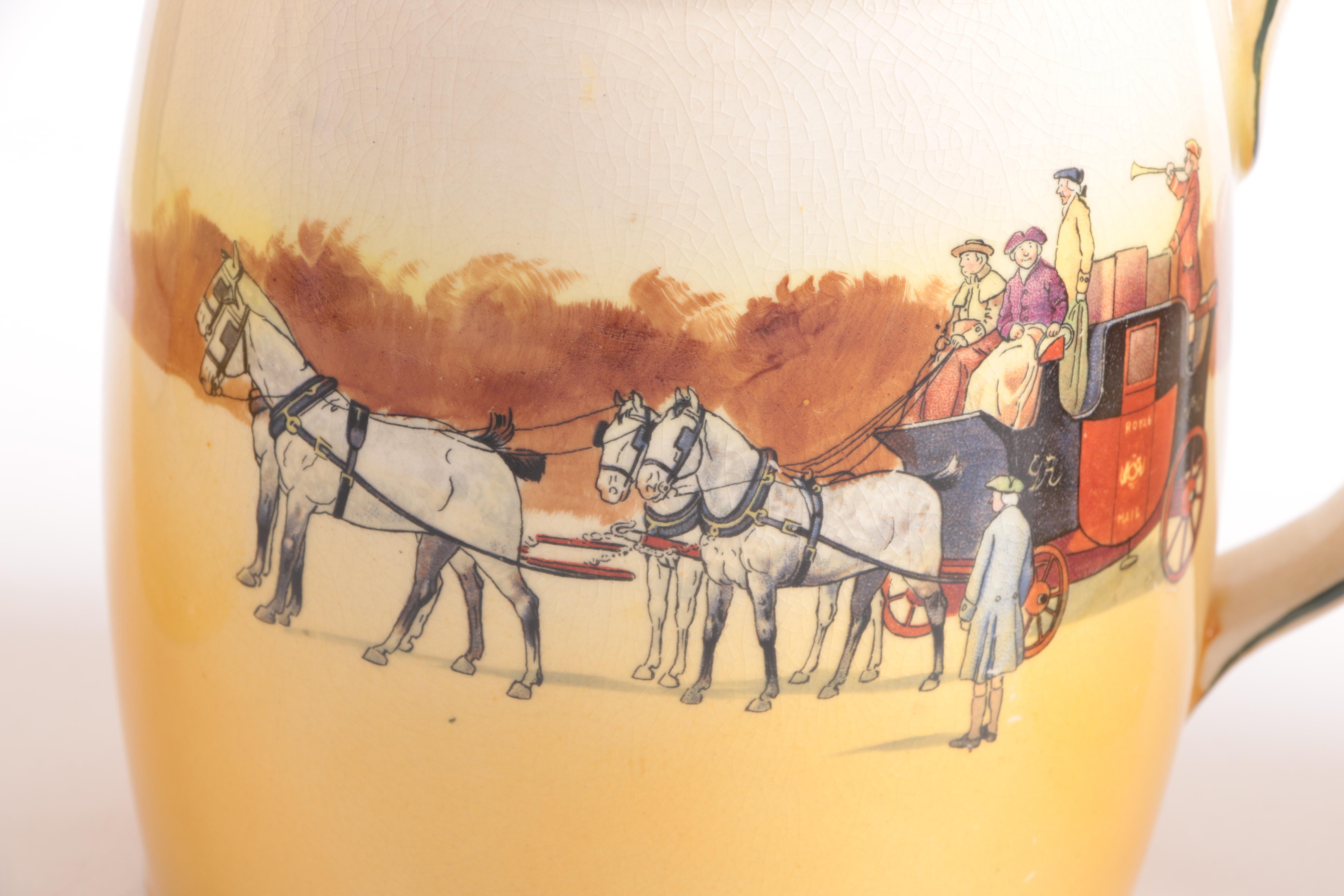 Royal Doulton "Coaching Days" Pitchers