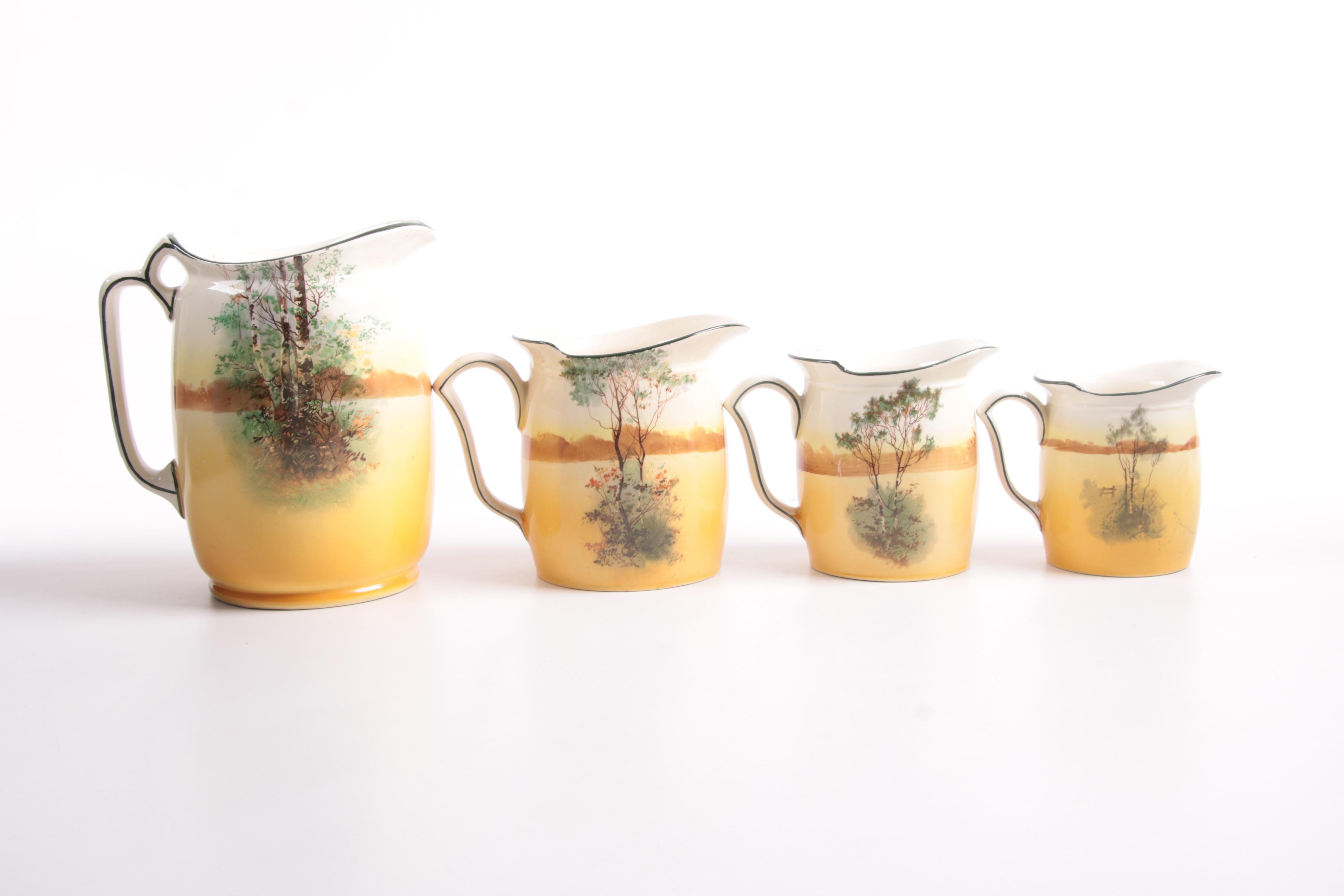 Royal Doulton "Coaching Days" Pitchers