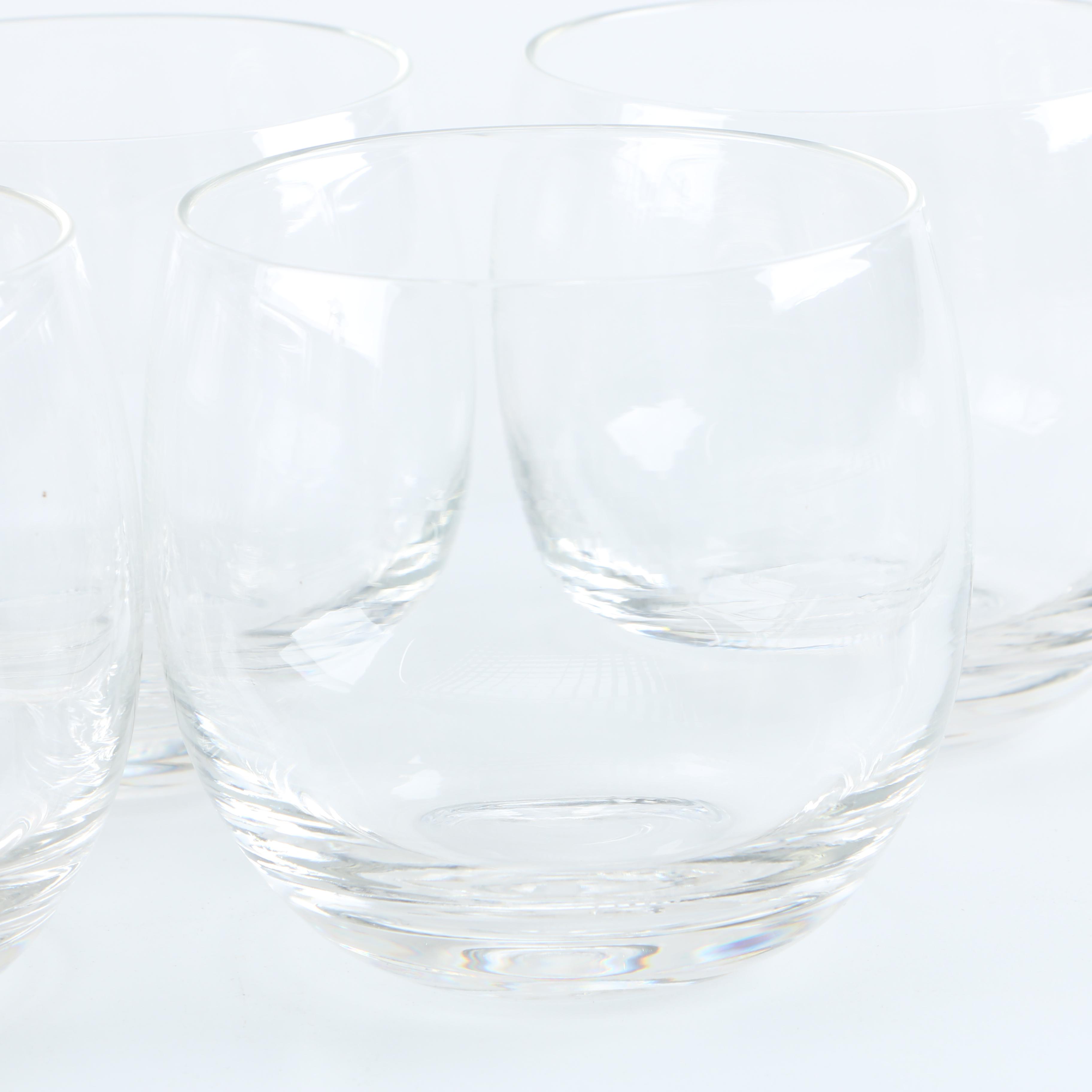 Stemless Red Wine Glass Set and Willow Brook Dairy Bottle