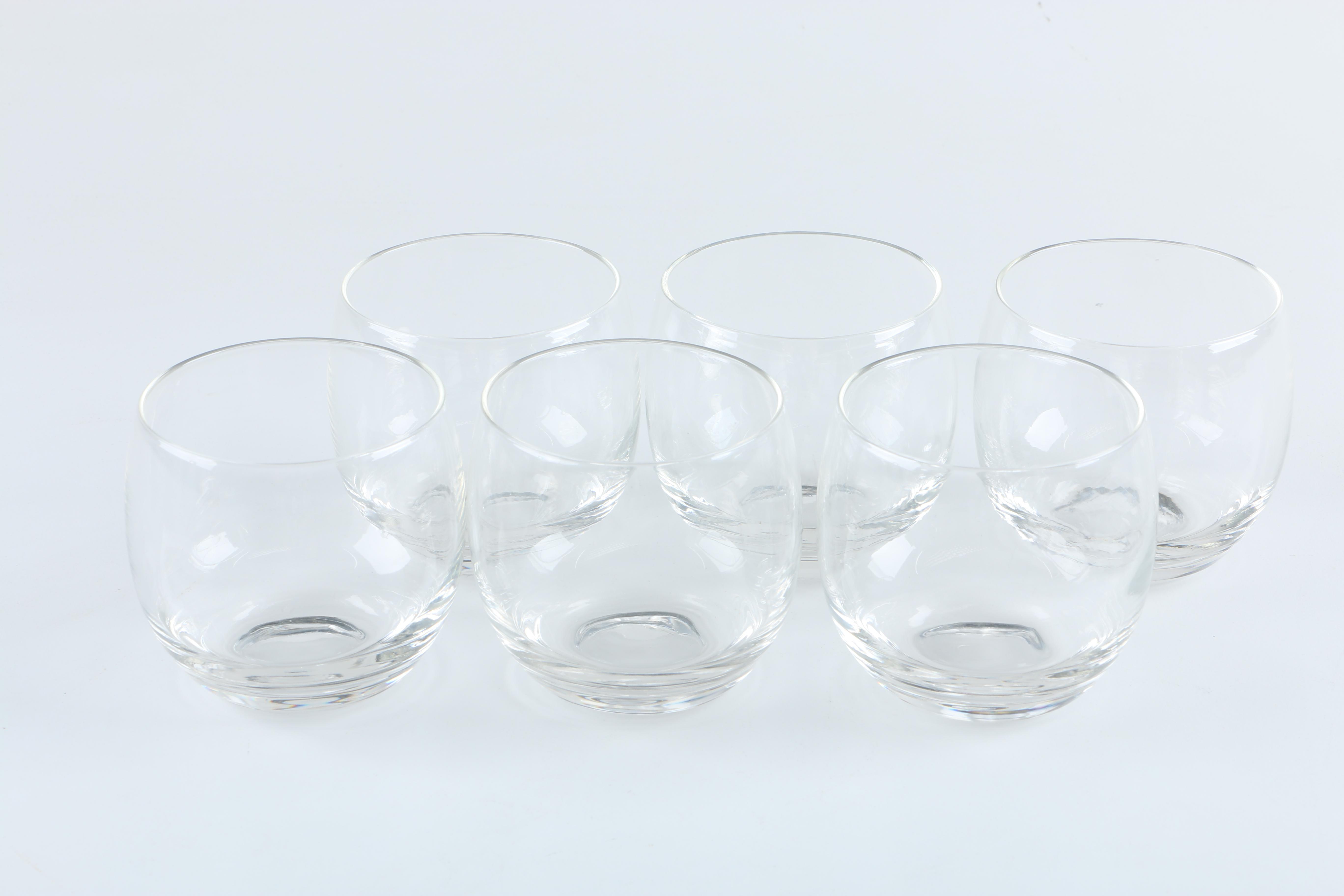 Stemless Red Wine Glass Set and Willow Brook Dairy Bottle