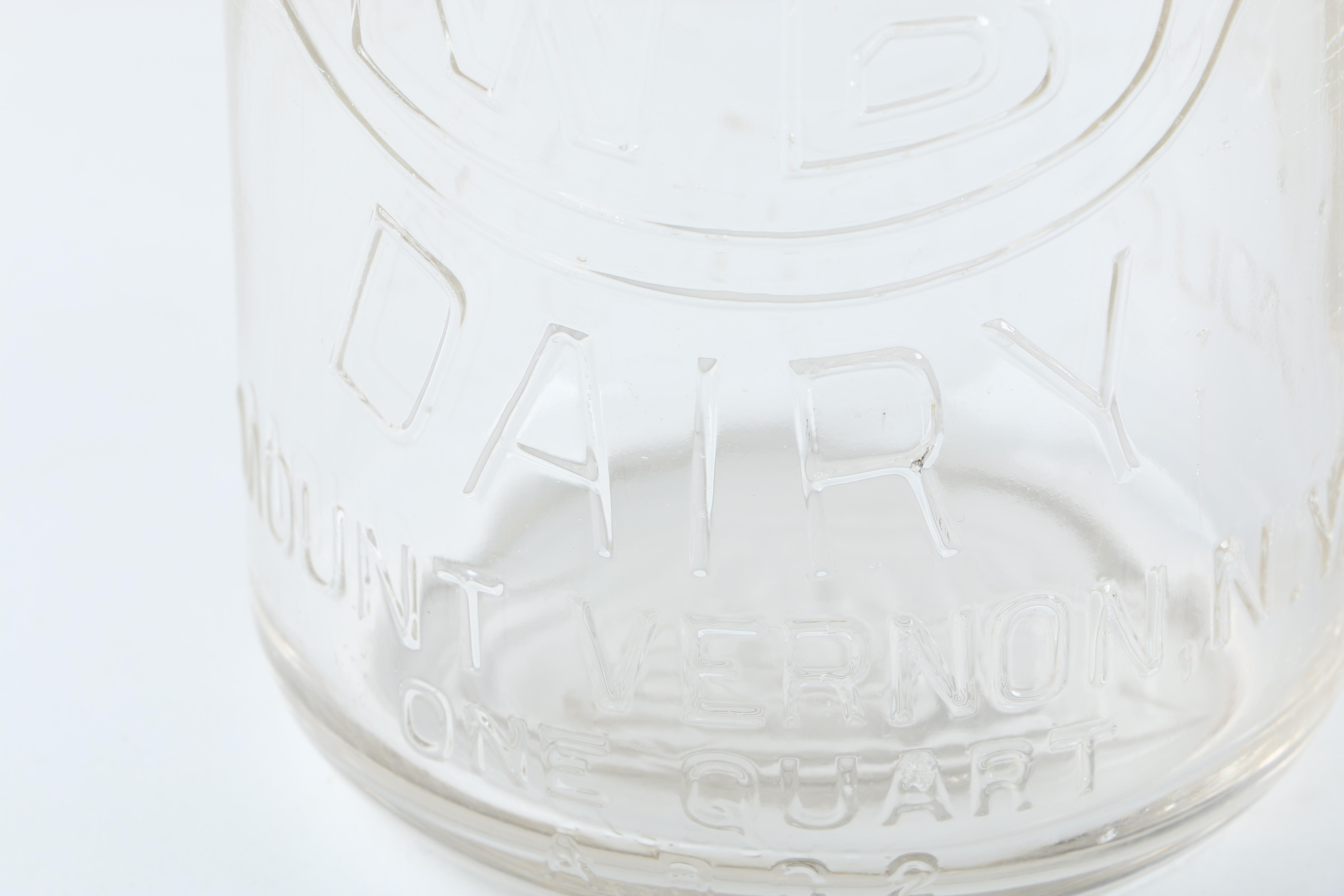 Stemless Red Wine Glass Set and Willow Brook Dairy Bottle