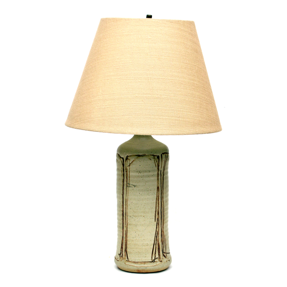 Signed Wishon Harrell Art Pottery Lamp