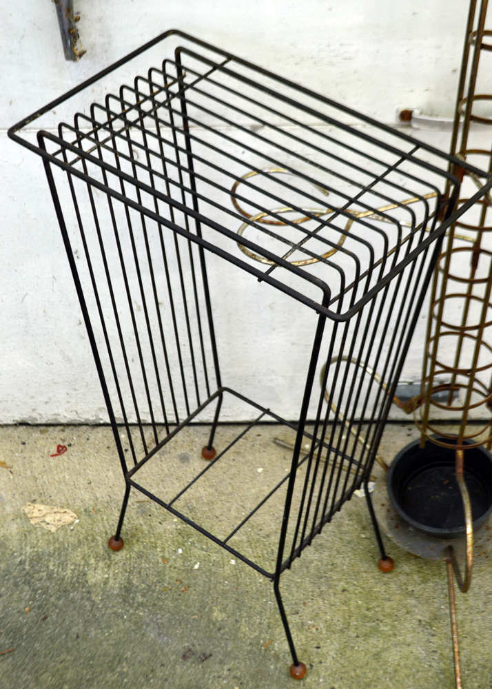 Mid Century Modern Metal Plant Stands/Shelves