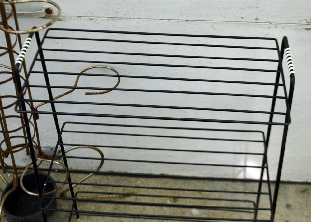 Mid Century Modern Metal Plant Stands/Shelves