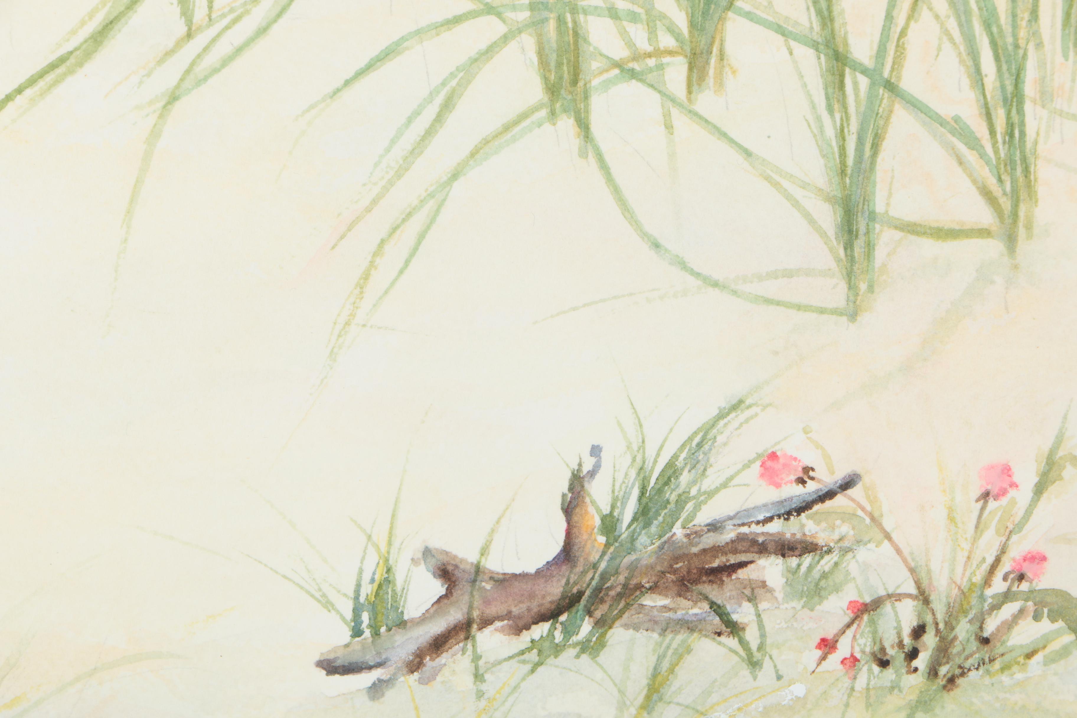 Pat Applegate Watercolor on Paper of Waders