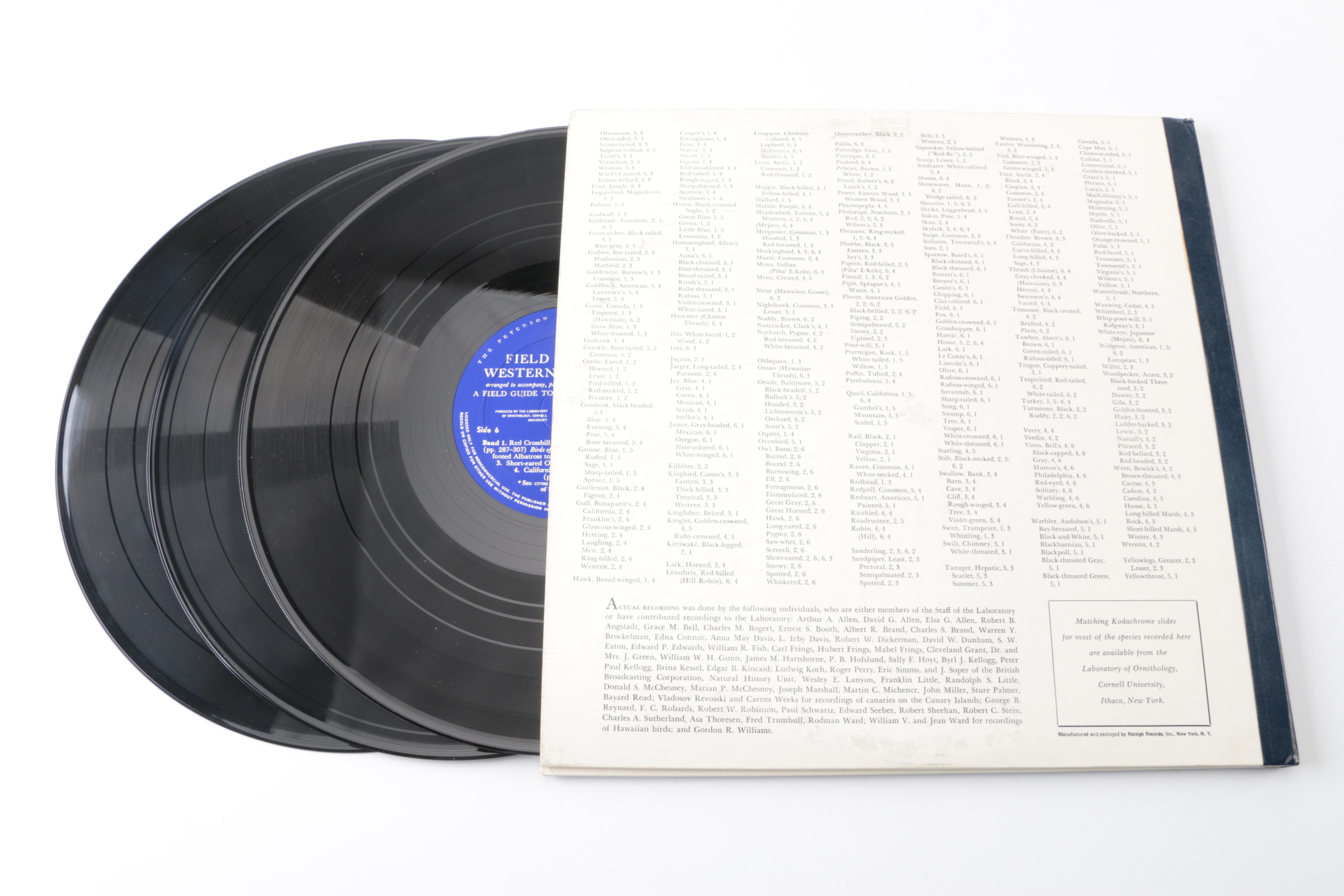 "Field Guide to Western Bird Songs" Record Set