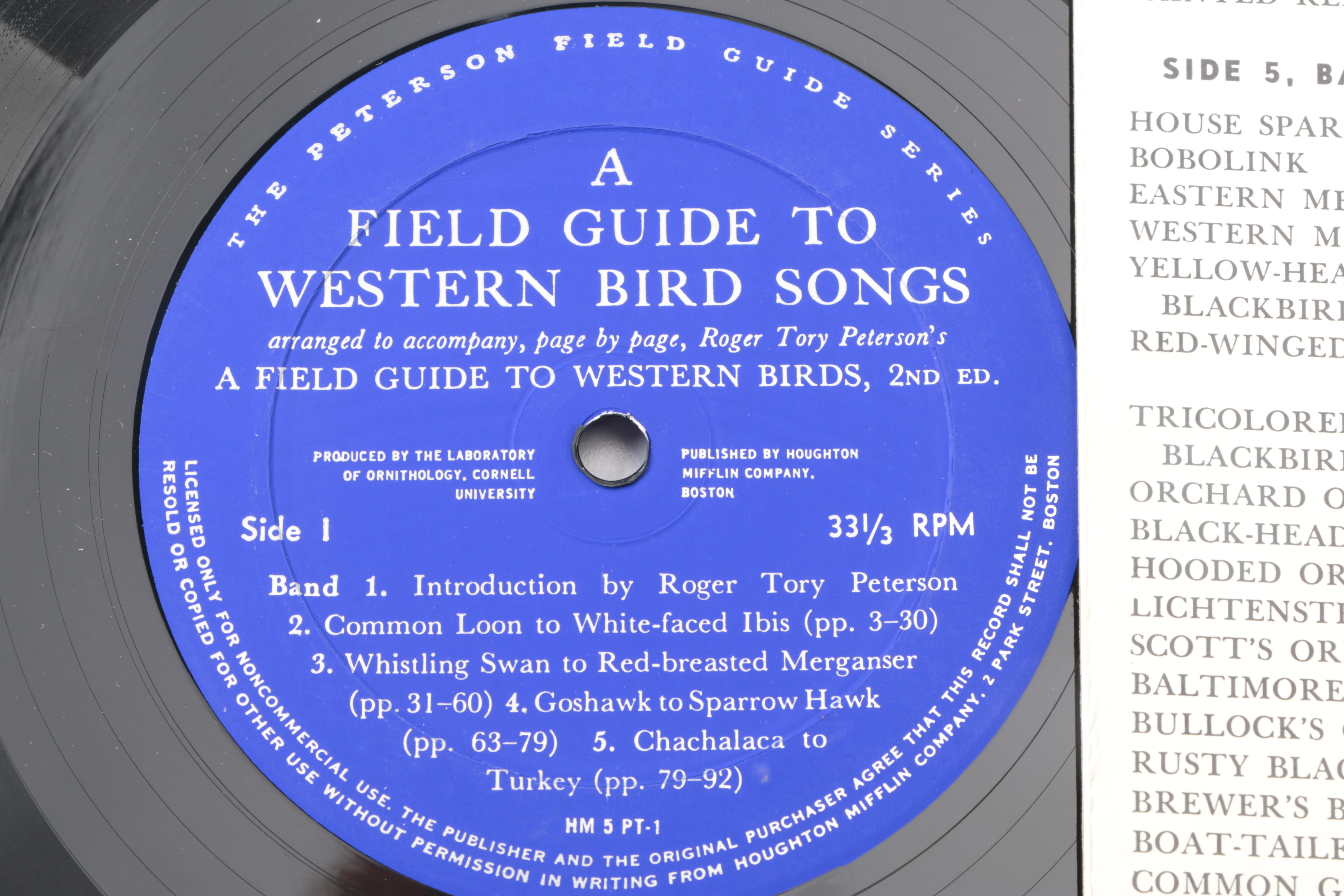 "Field Guide to Western Bird Songs" Record Set