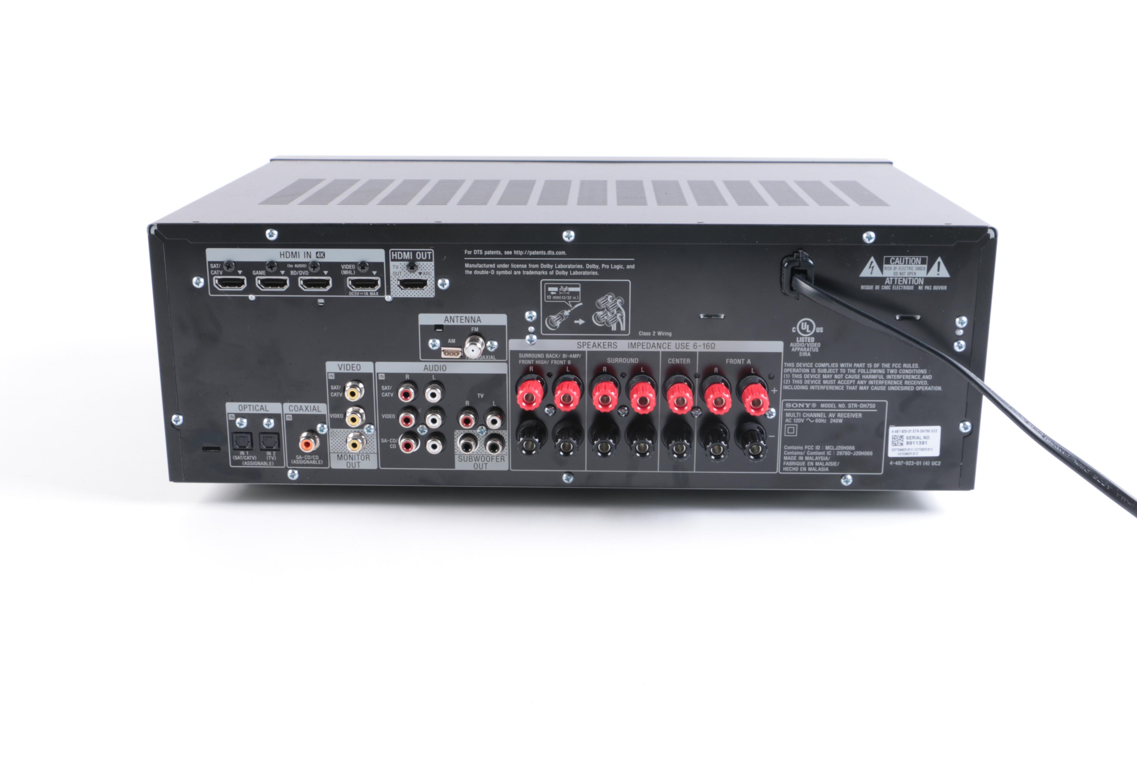 Sony 7.2 Channel AV Receiver