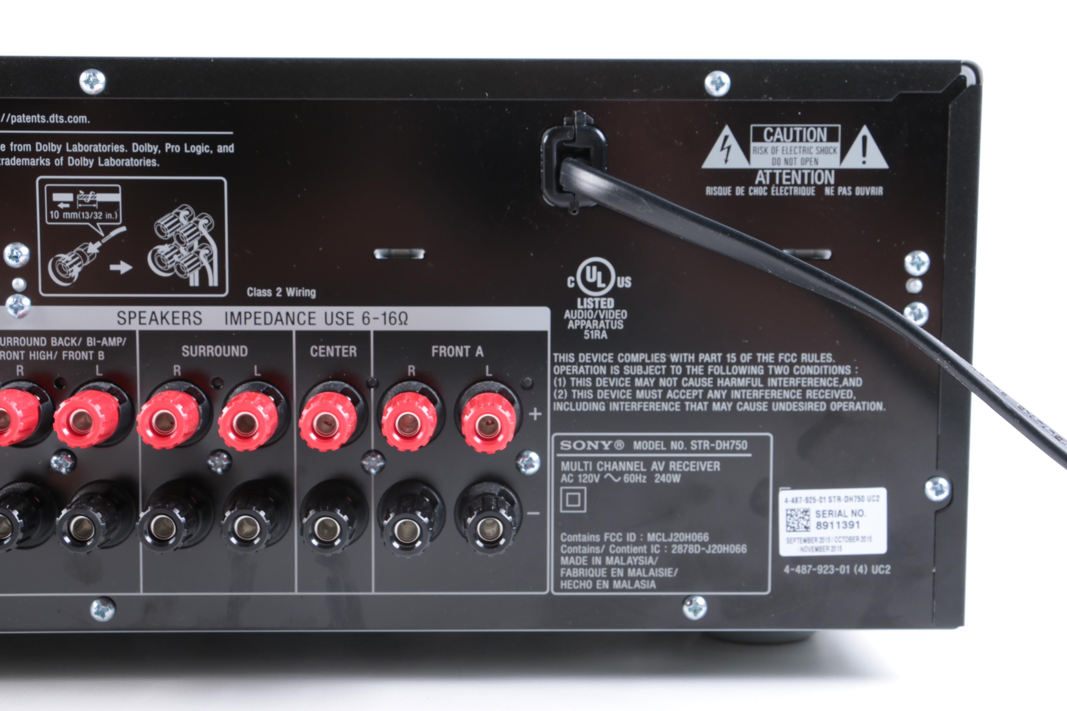 Sony 7.2 Channel AV Receiver