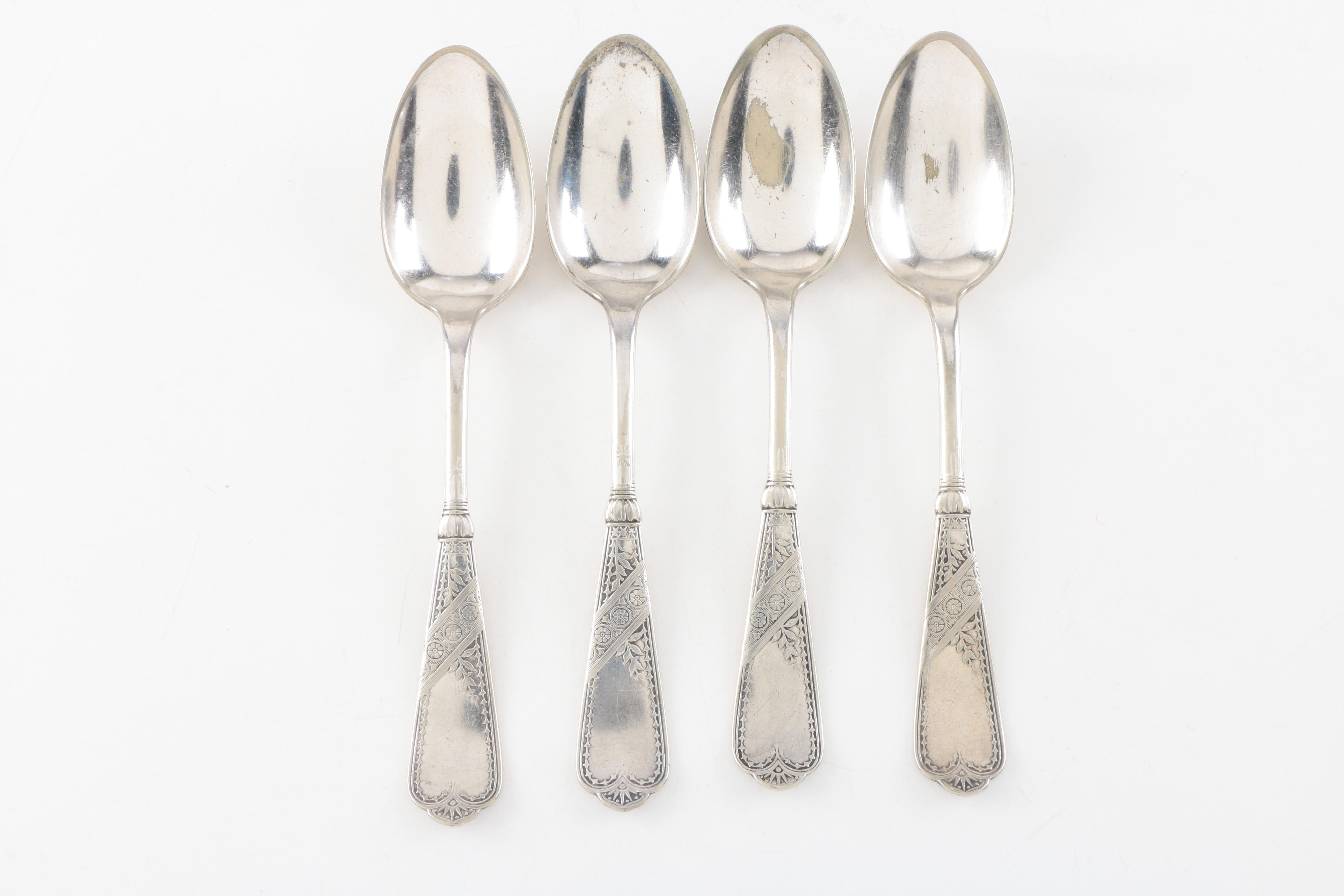 Assortment of Silver Plate Flatware Featuring Rogers & Bro.