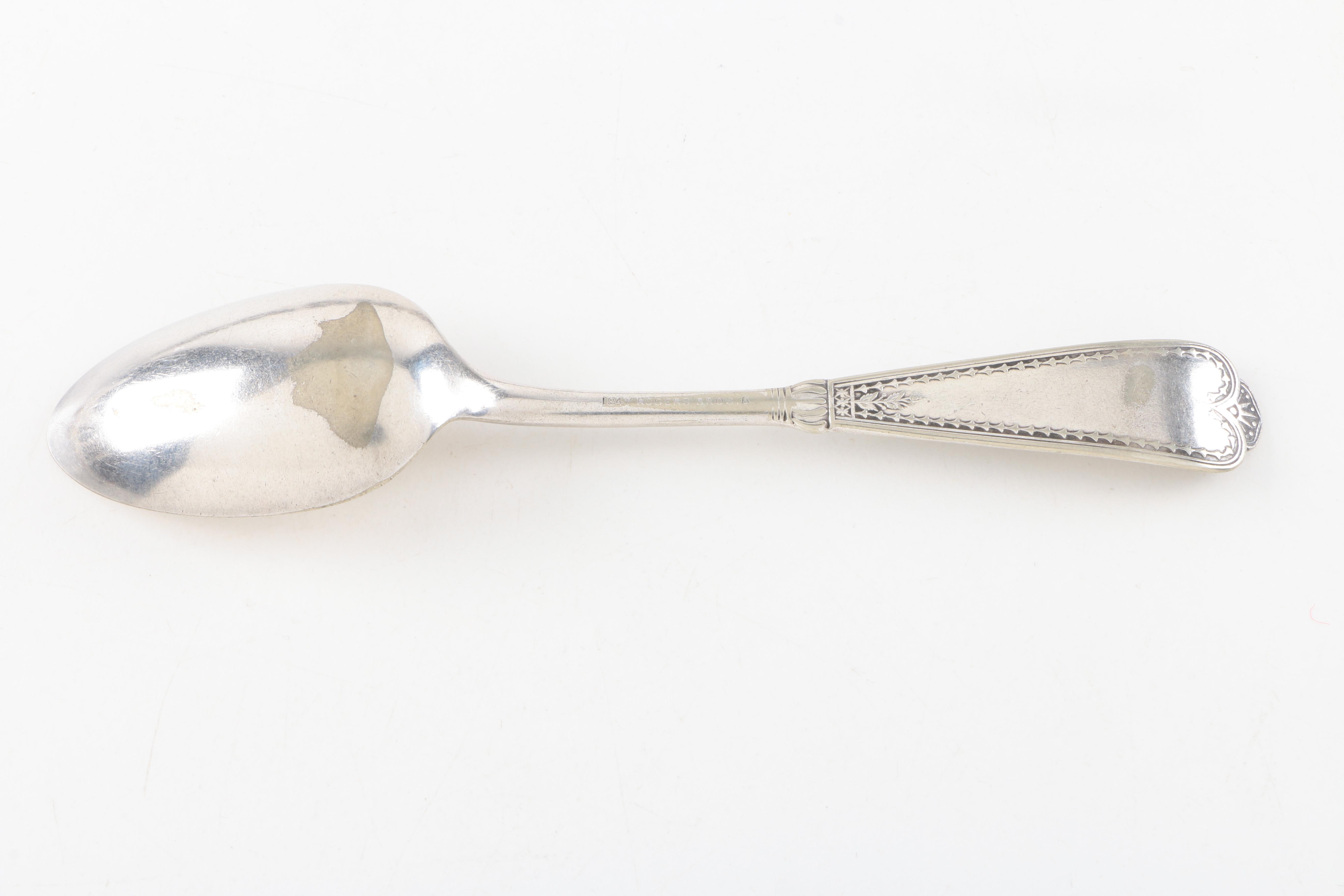 Assortment of Silver Plate Flatware Featuring Rogers & Bro.