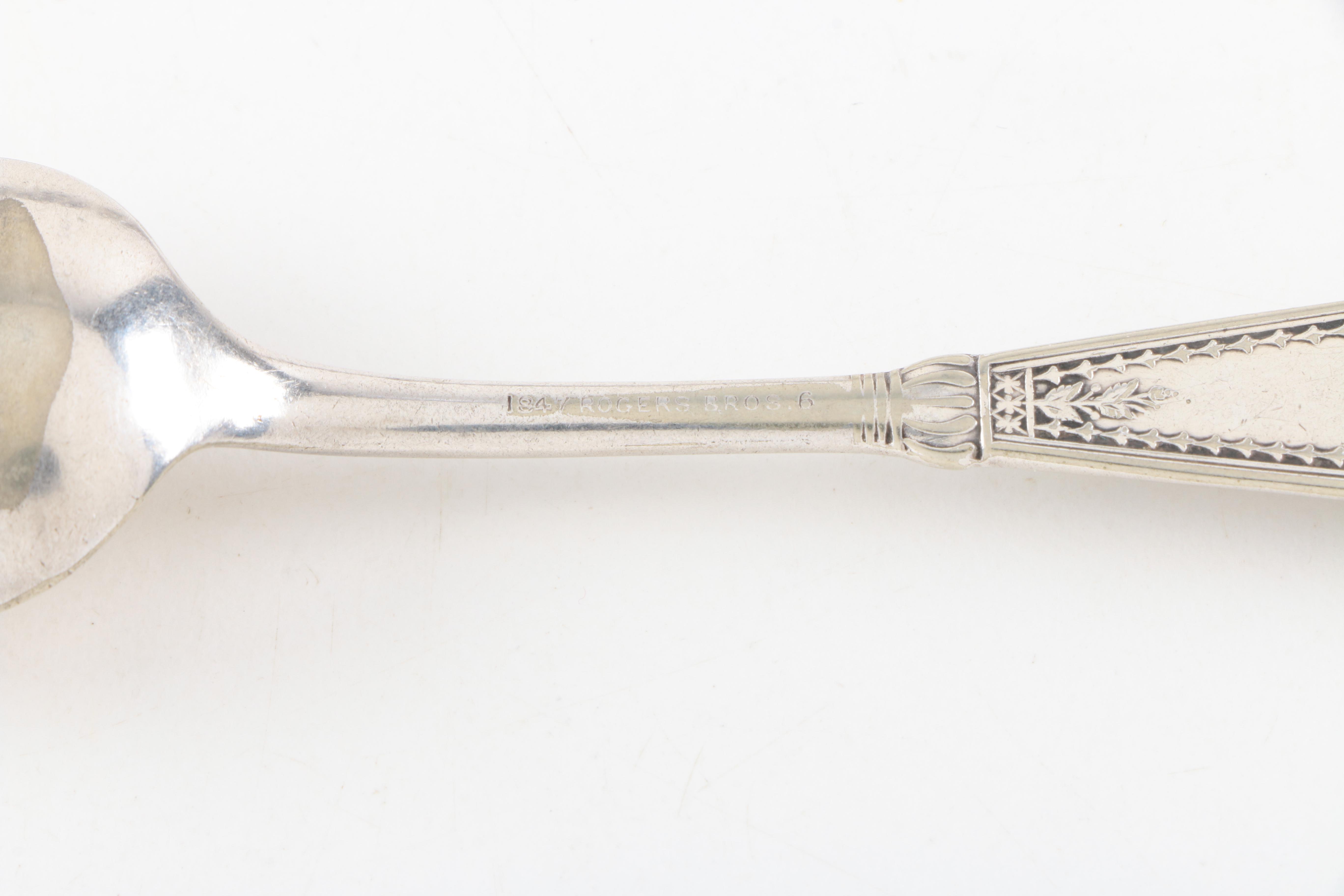 Assortment of Silver Plate Flatware Featuring Rogers & Bro.