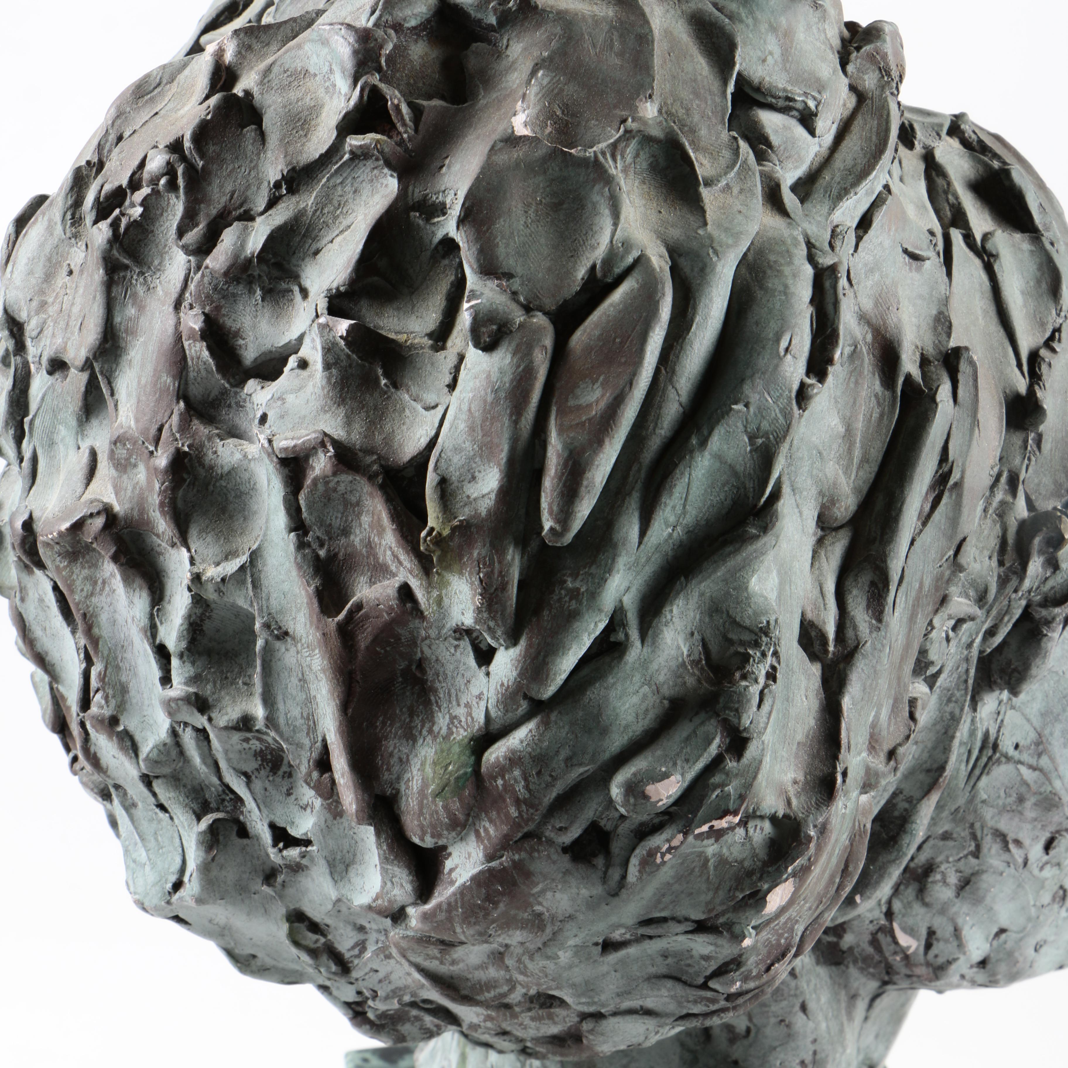 James Maher Plaster Bust on Marble Base