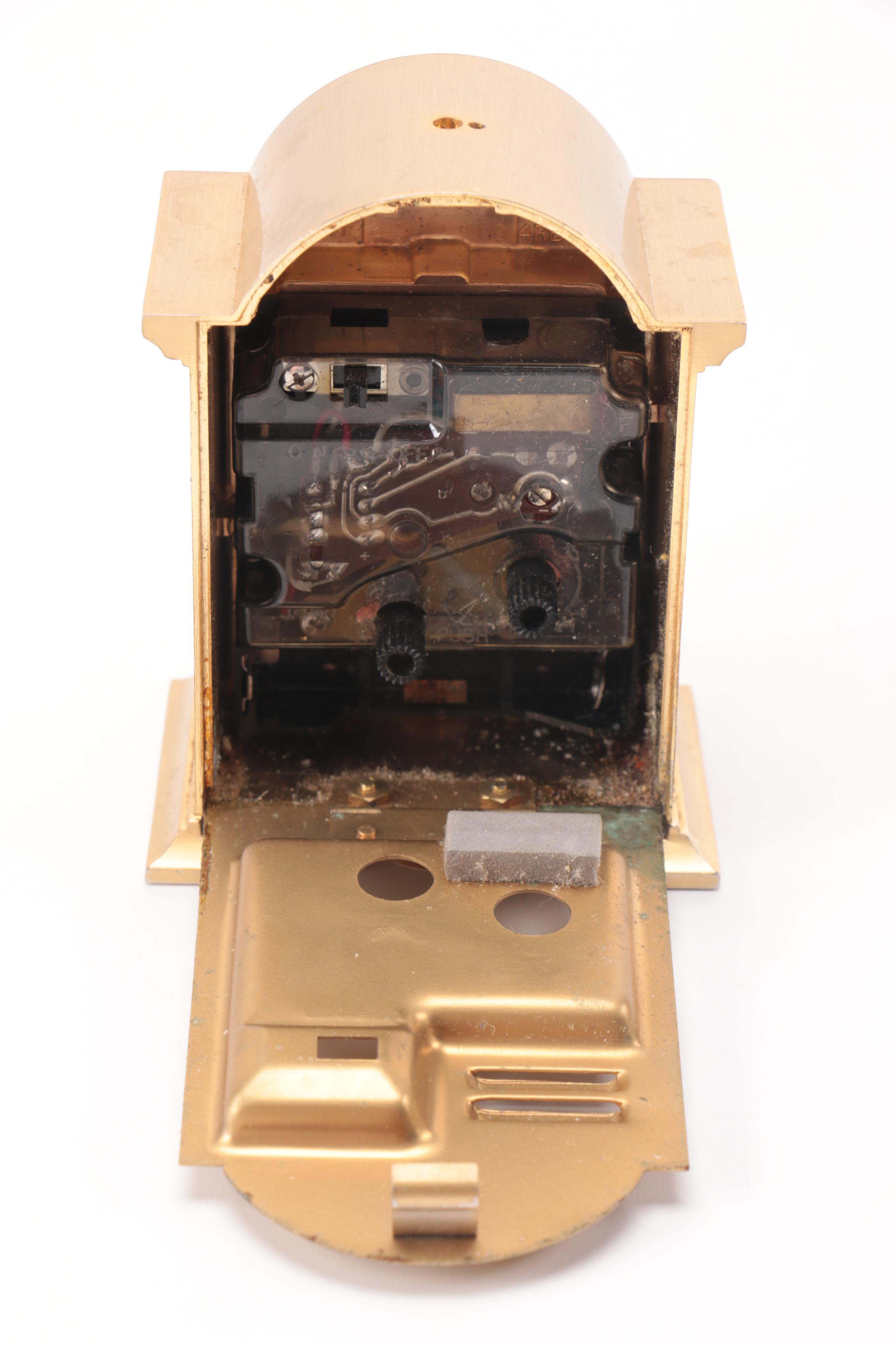 Linden Clock Winton Plate and Vintage Bible