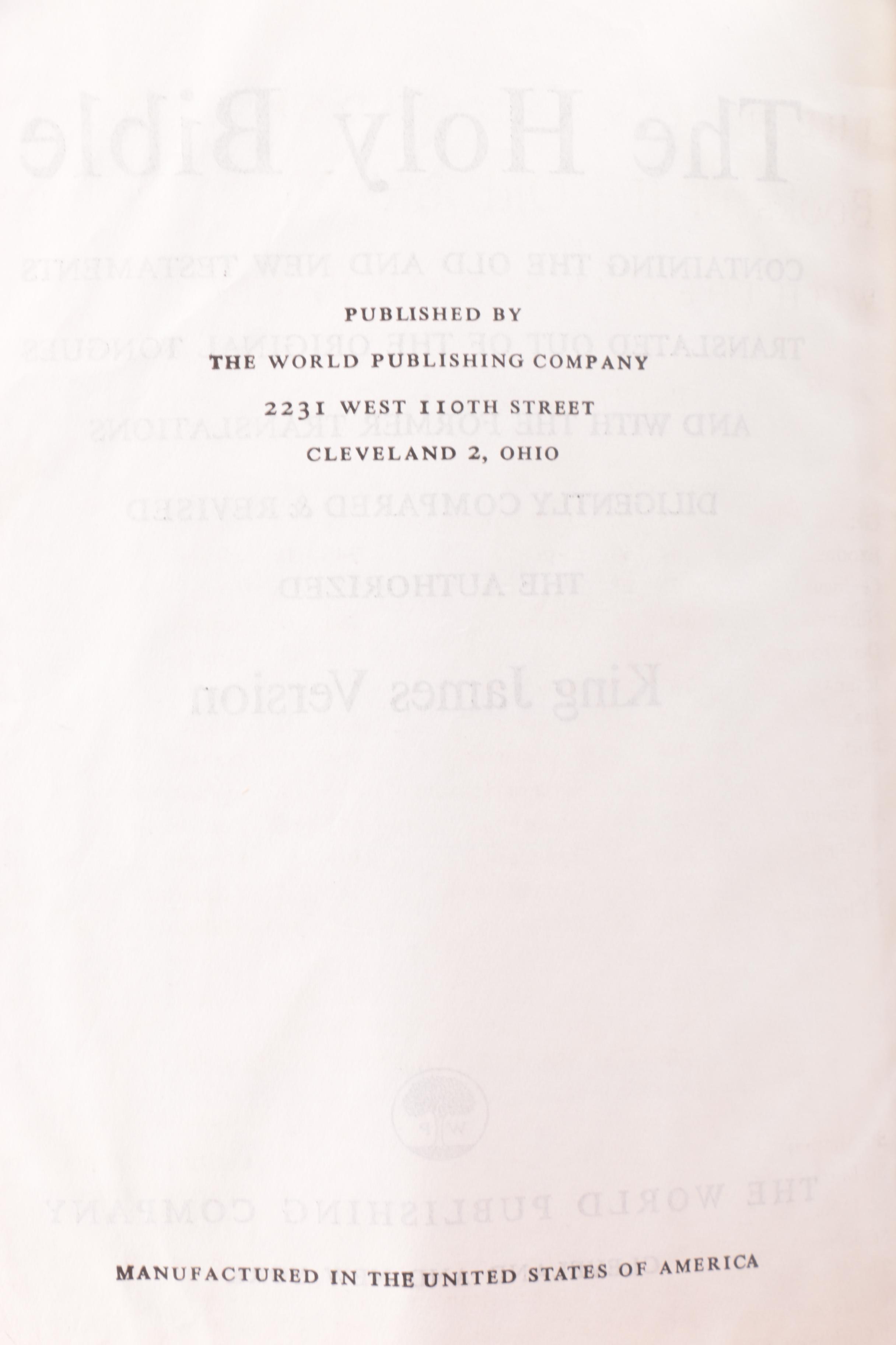 Linden Clock Winton Plate and Vintage Bible